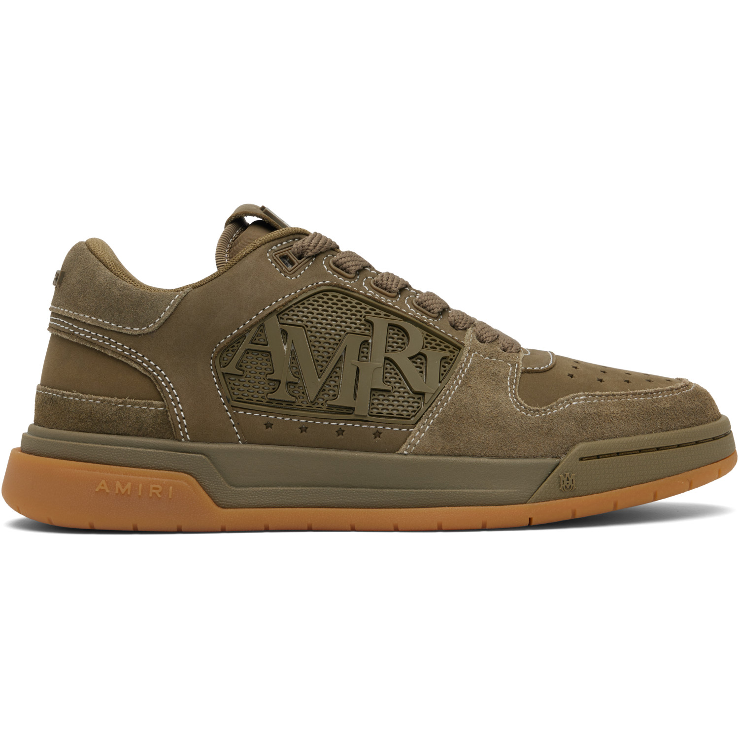 AMIRI Khaki Classic Low Sneakers
