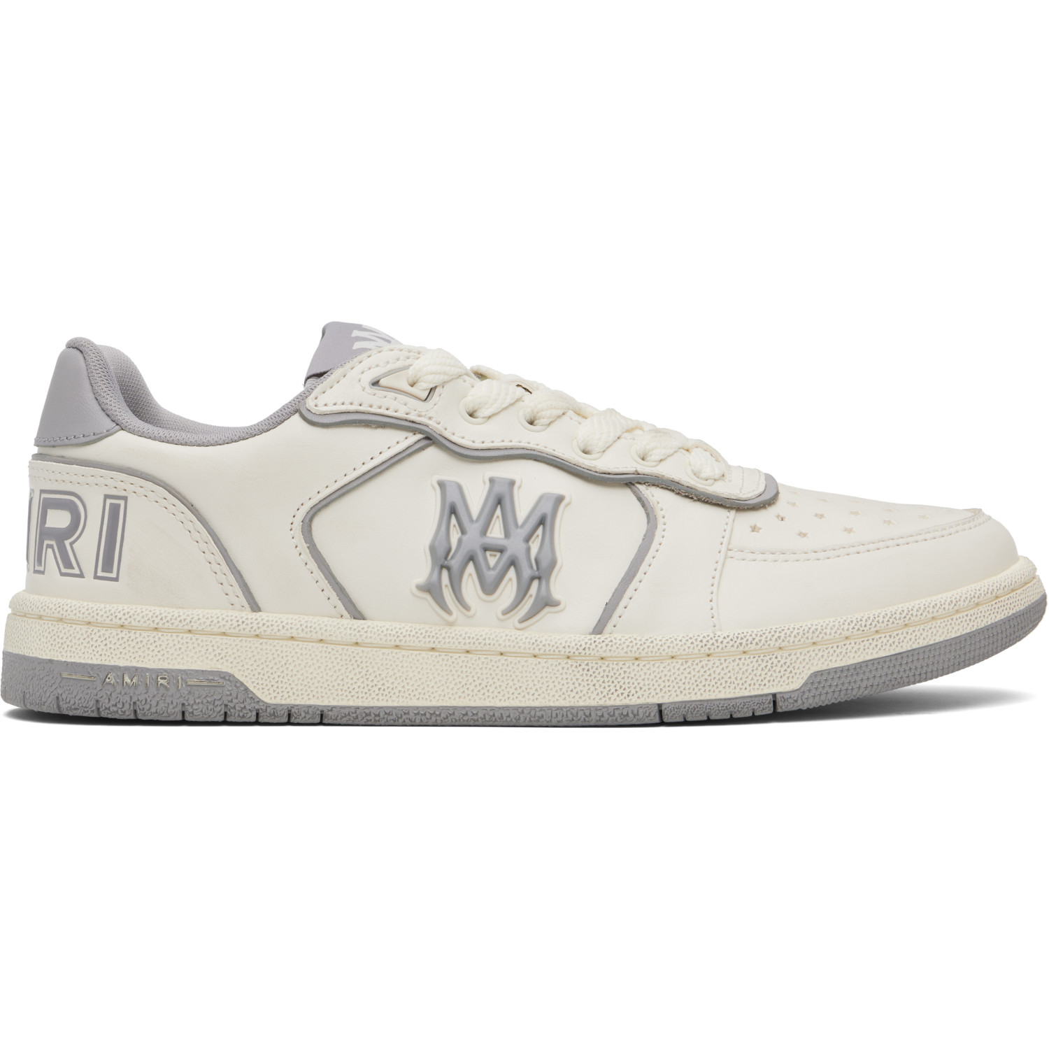 AMIRI Off-White & Gray Newport Sneakers