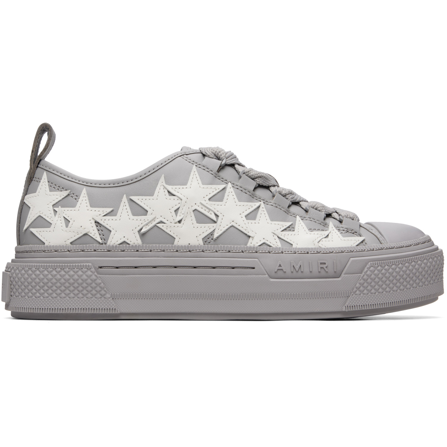 AMIRI Gray Stars Court Low Sneakers