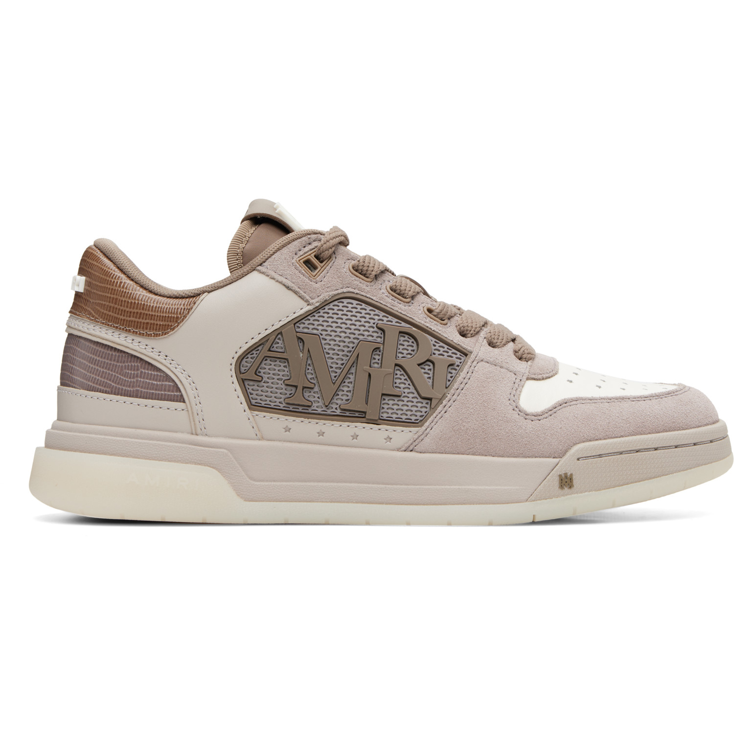 AMIRI Taupe Classic Low Sneakers