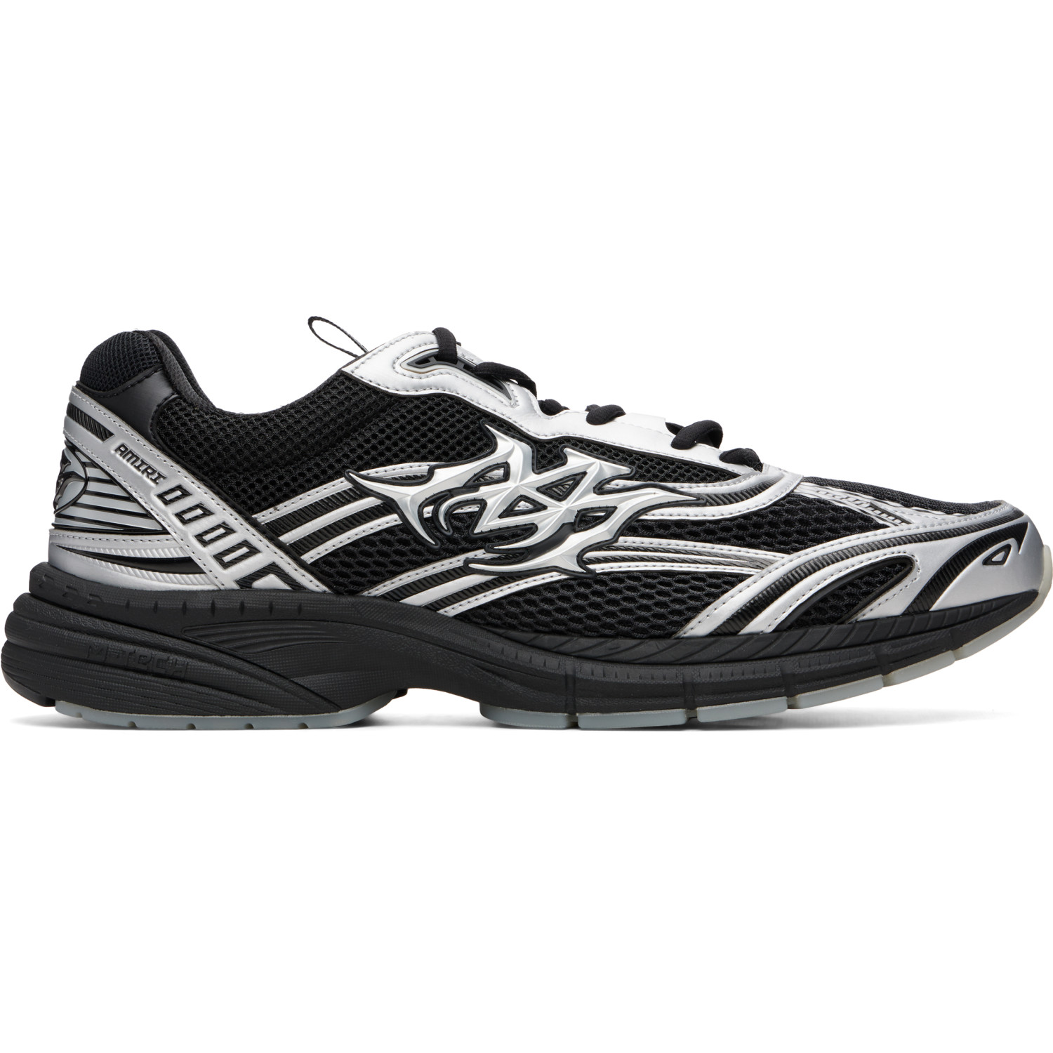 AMIRI Black Metallic M-Tech Sneakers