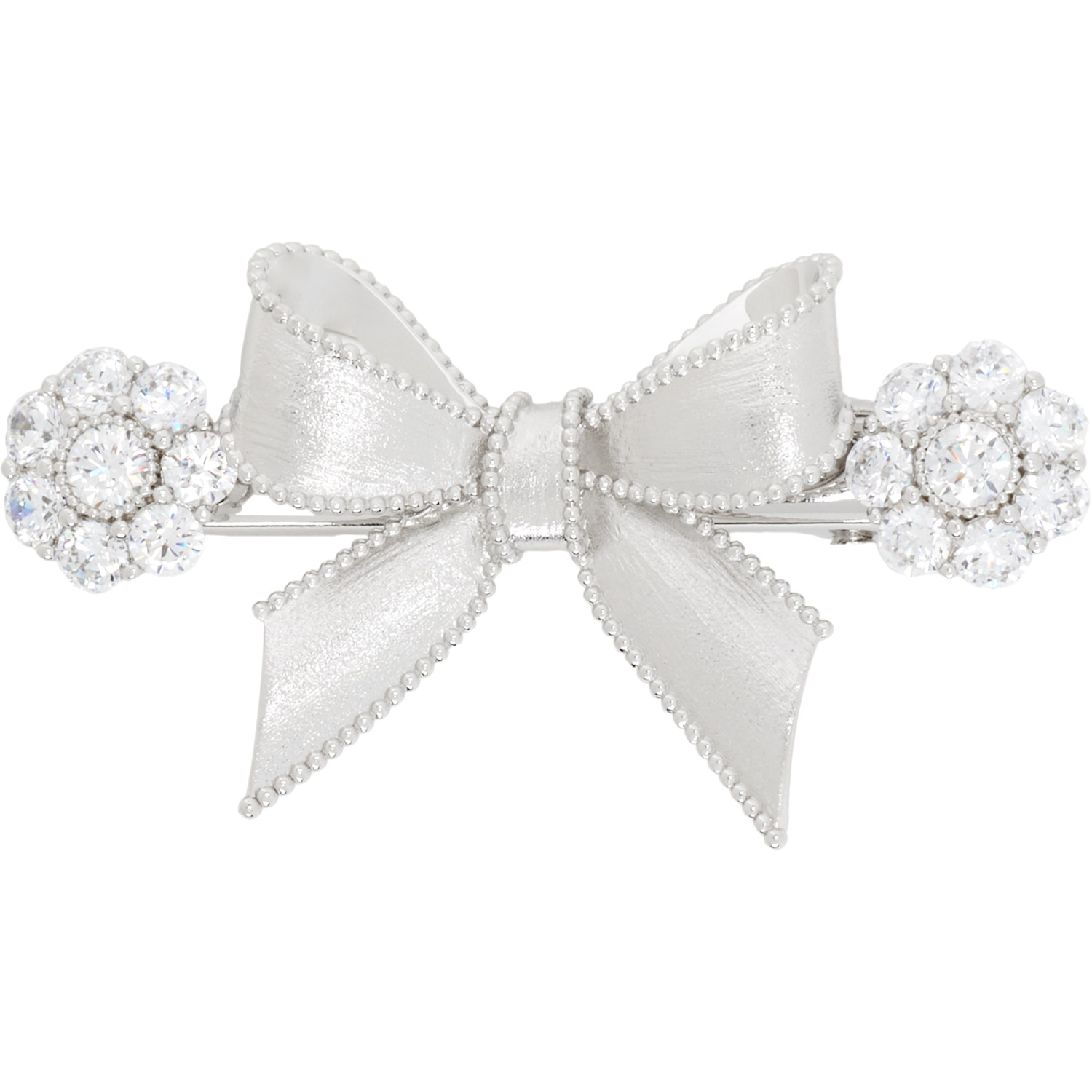 SHUSHU/TONG Silver YVMIN Edition Short Bownote Hair Clip