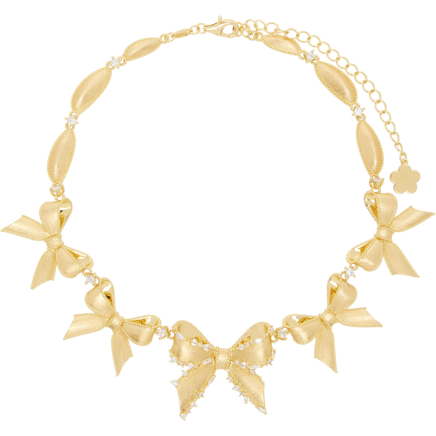 SHUSHU/TONG YVMIN Edition Metal Multi Bowknot Necklace