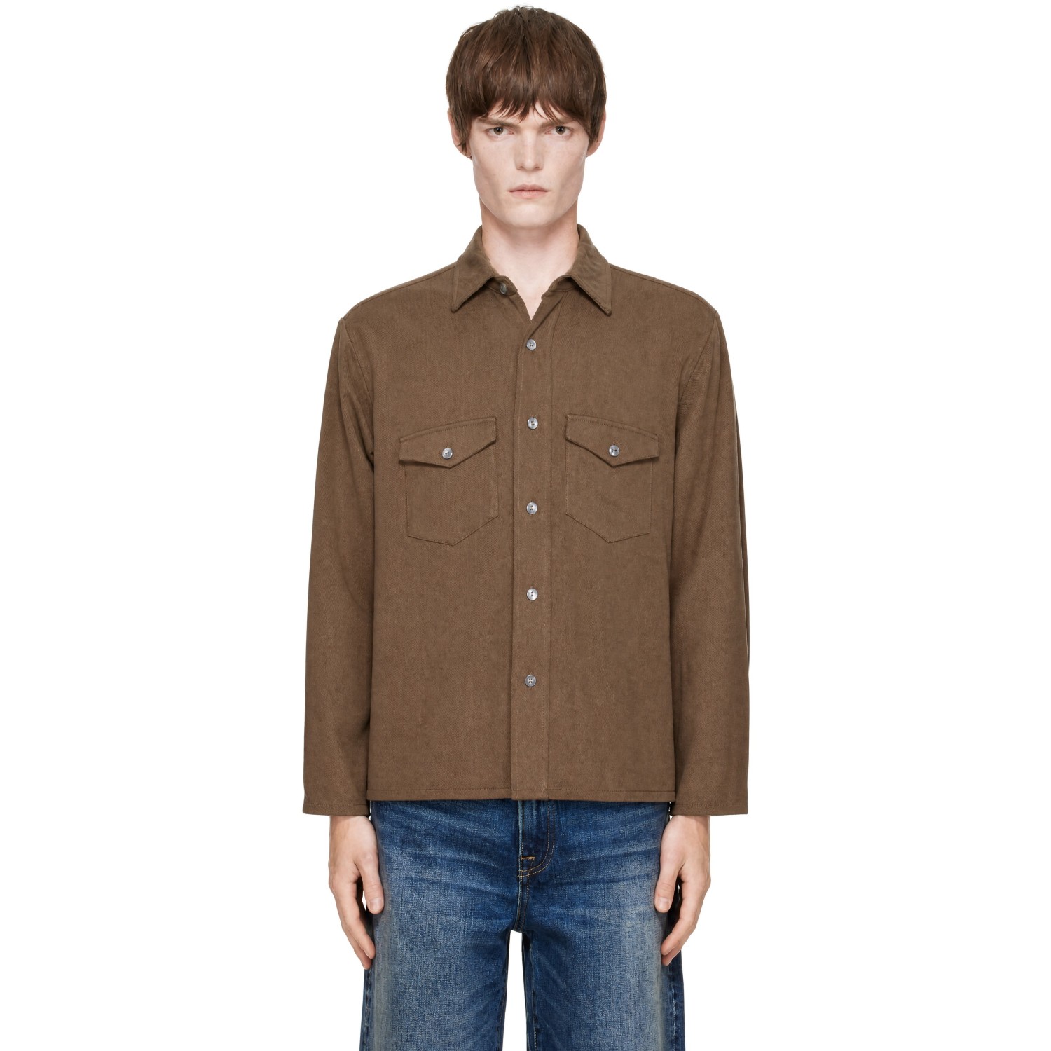 Second/Layer Brown Field Shirt