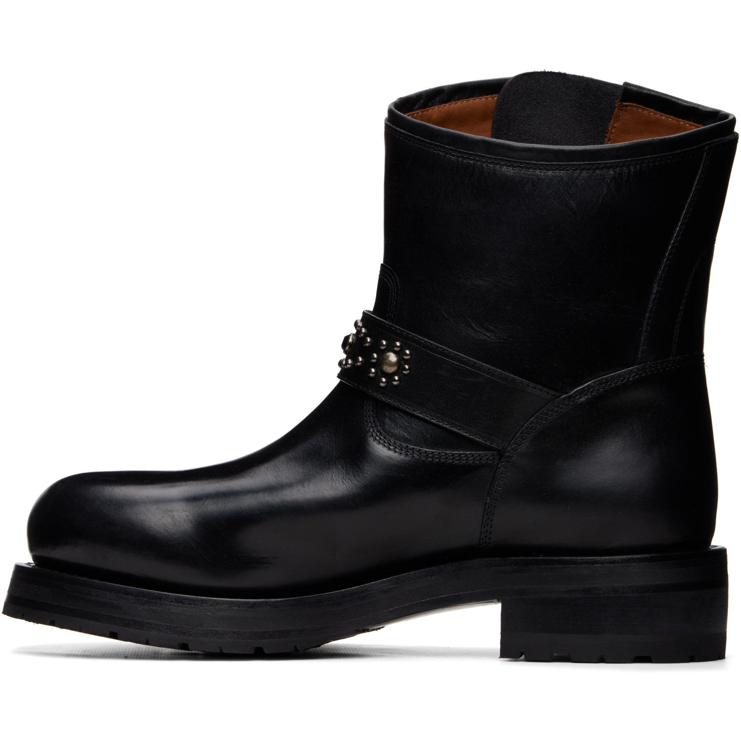 Second / Layer Black 8 Rider Boots In Black