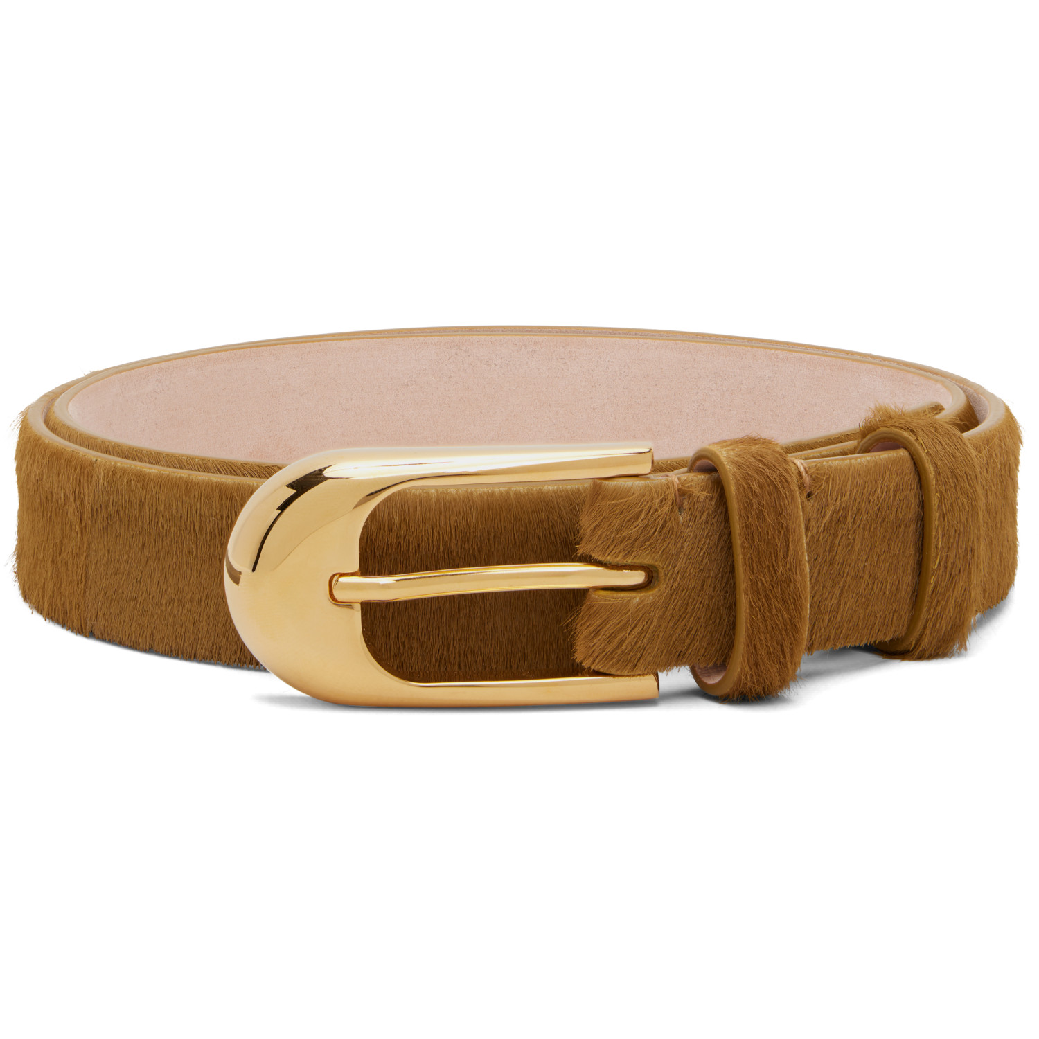 KHAITE Tan Dome Belt