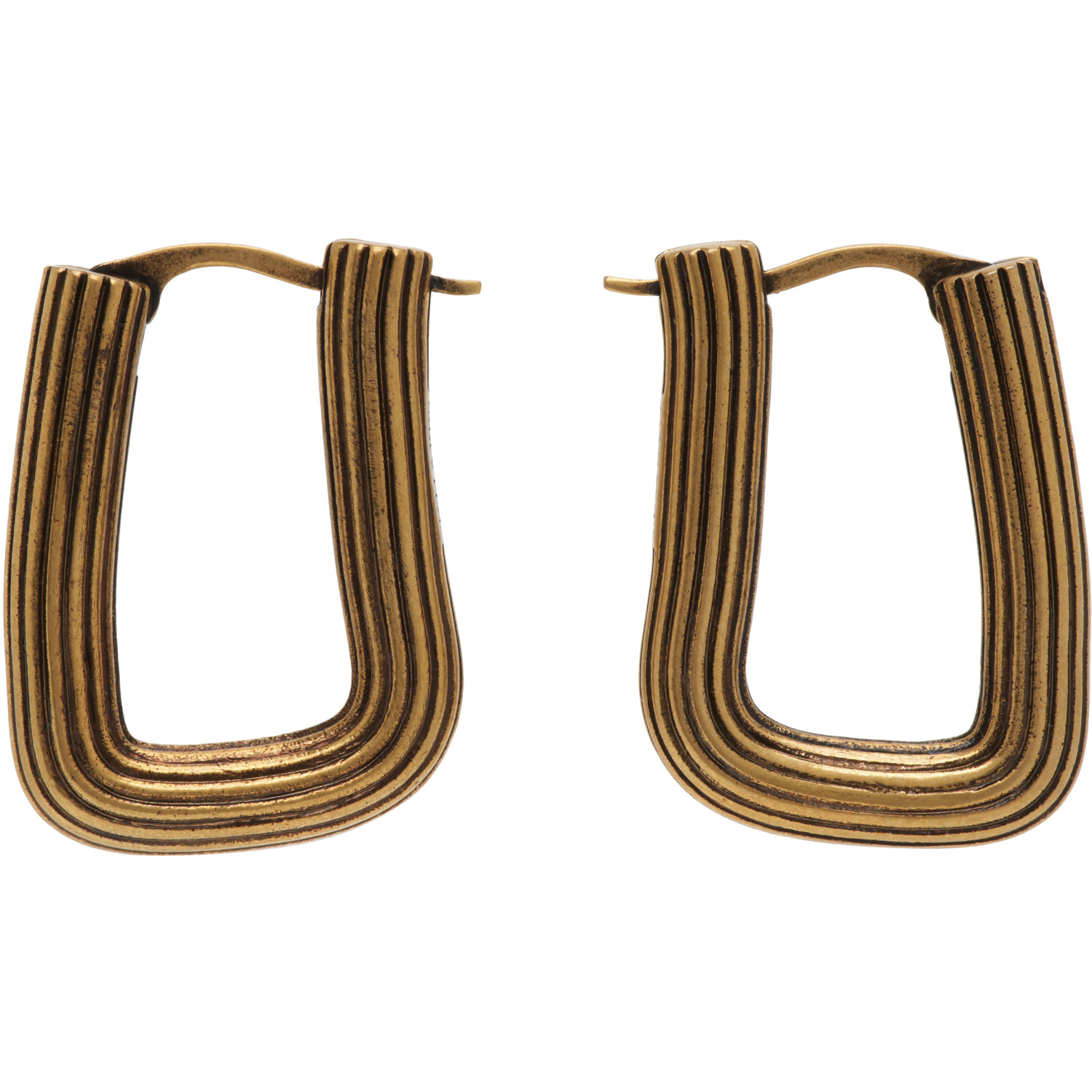 KHAITE Santa Fe Rectangular Earrings