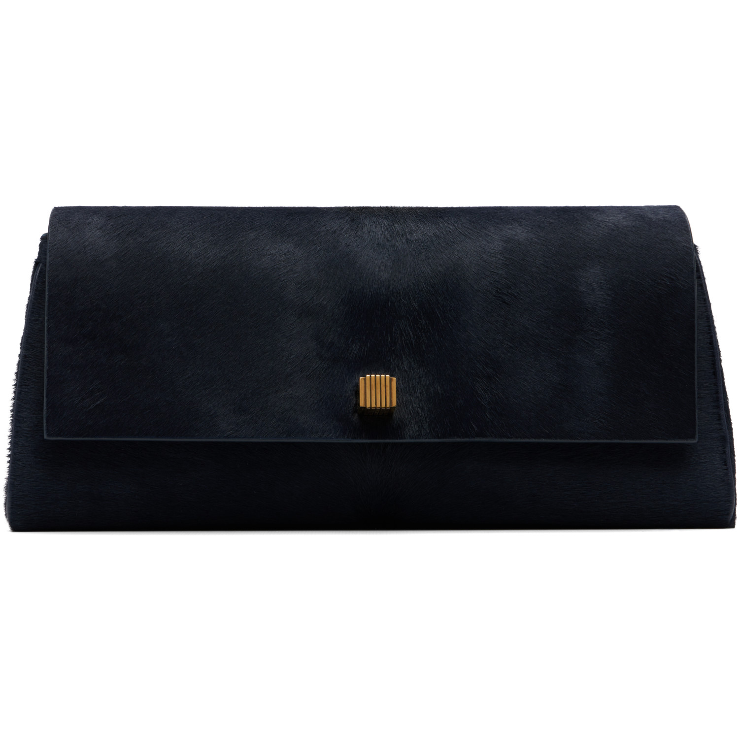 KHAITE Navy Audrey Clutch