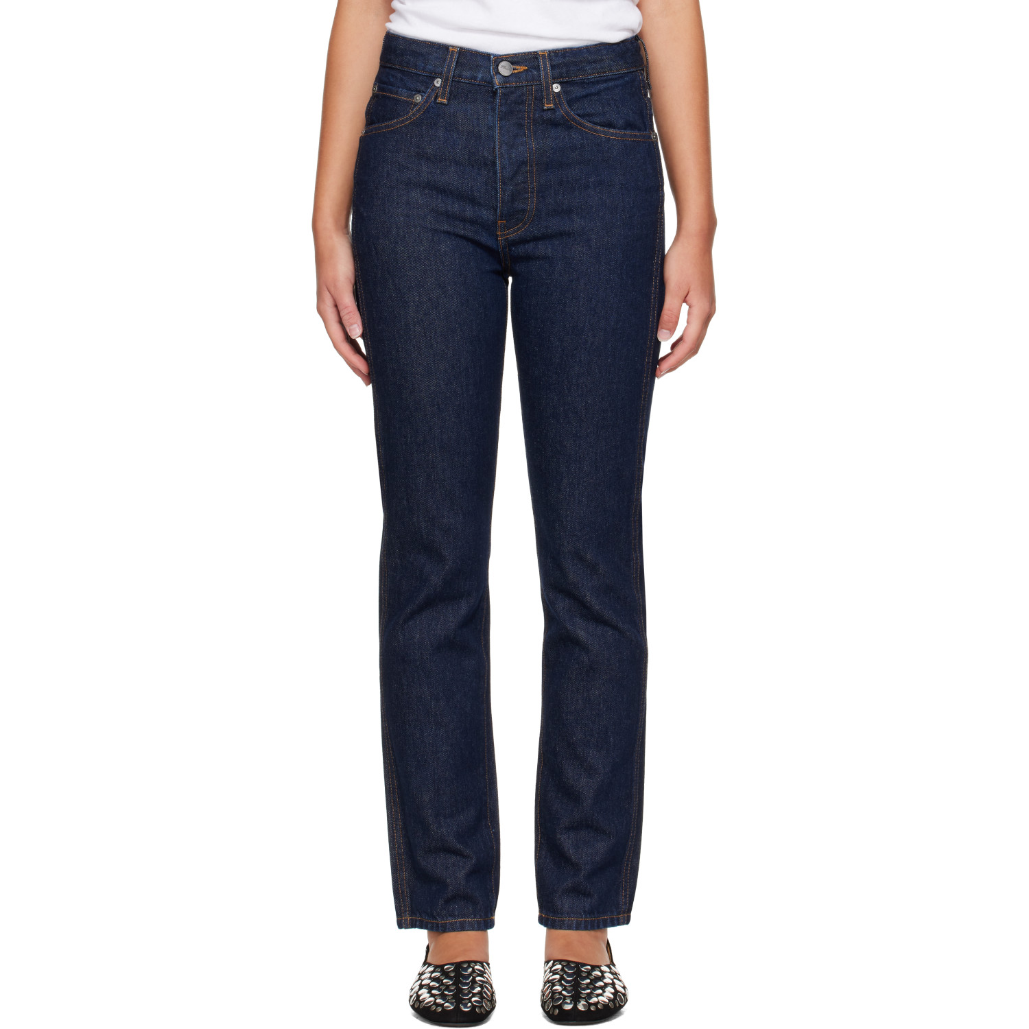 KHAITE Indigo Finley Jeans