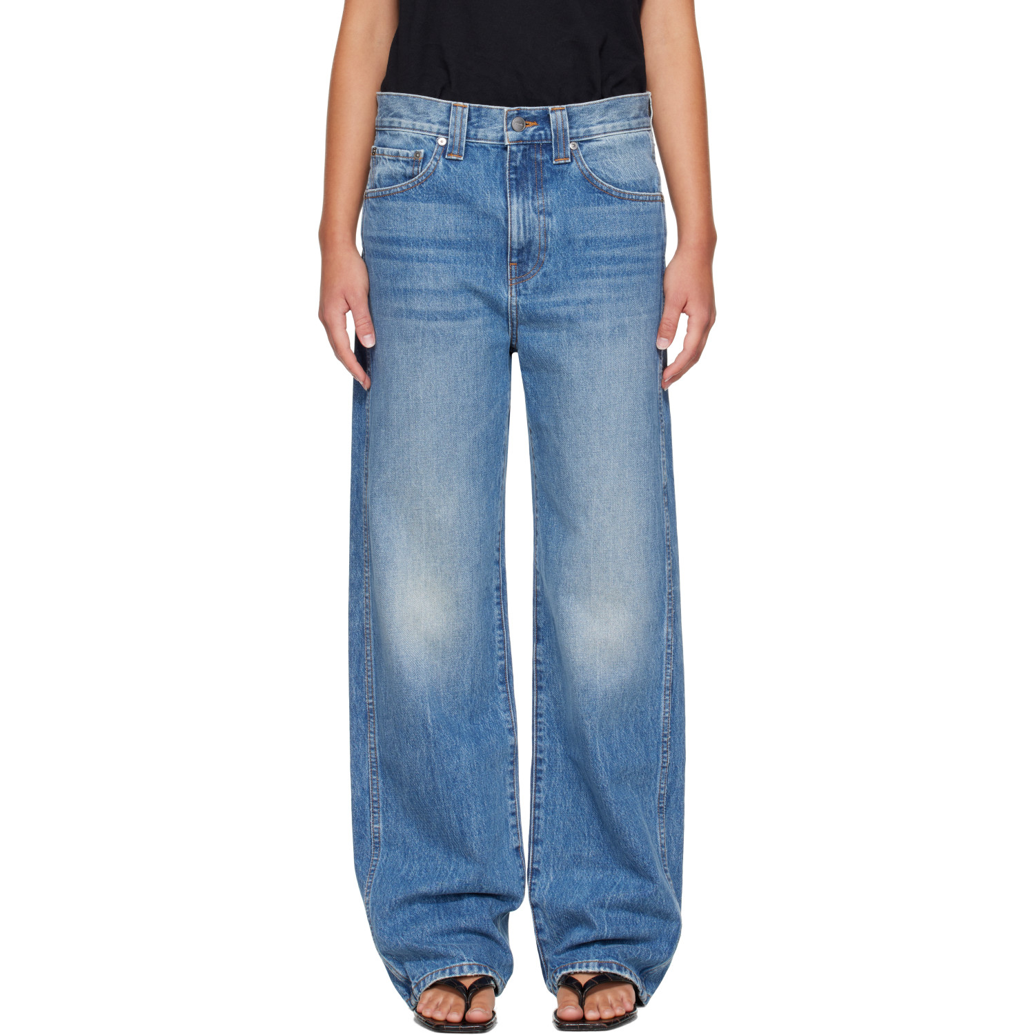KHAITE Blue Bonnie Jeans