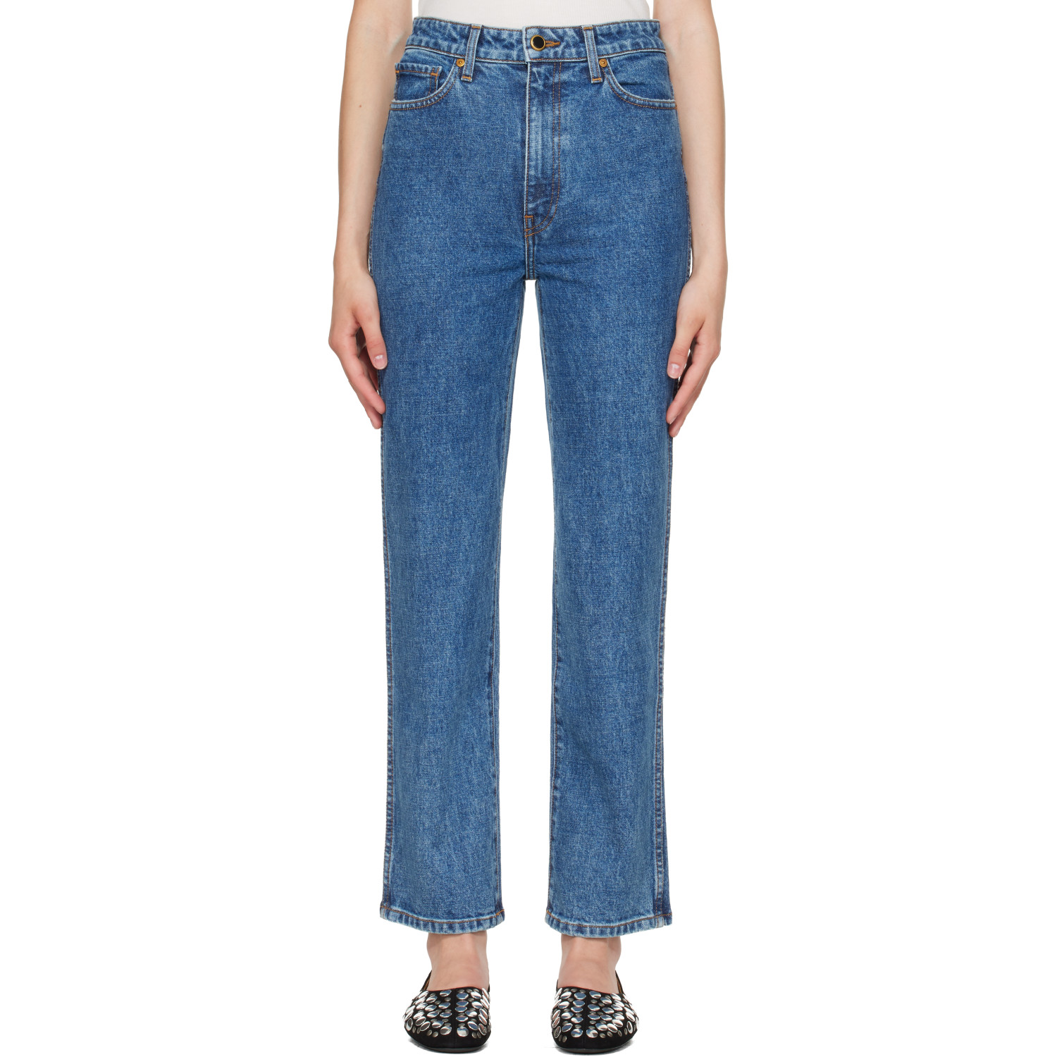 KHAITE Blue Abigail Jeans