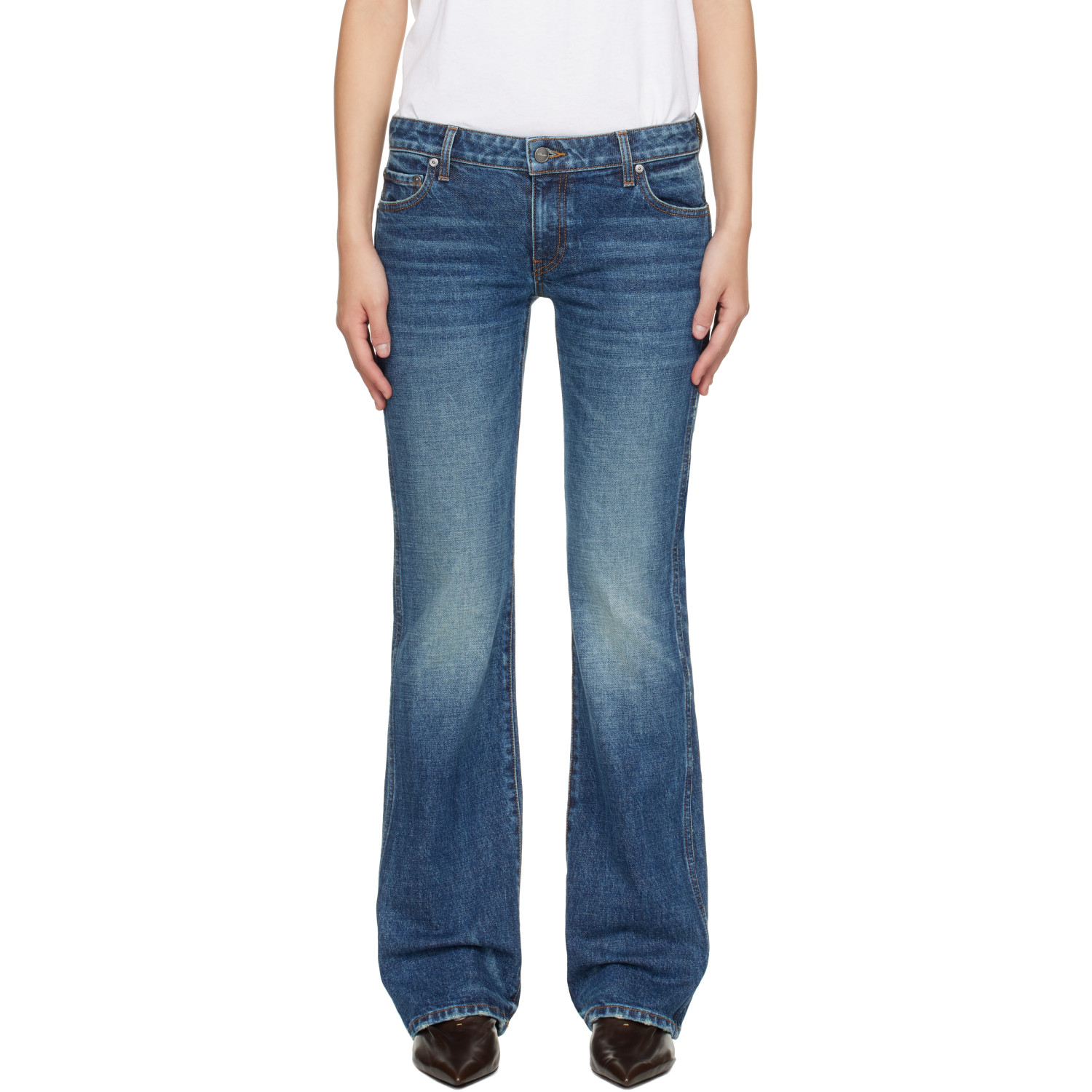 KHAITE Blue Conforti Jeans