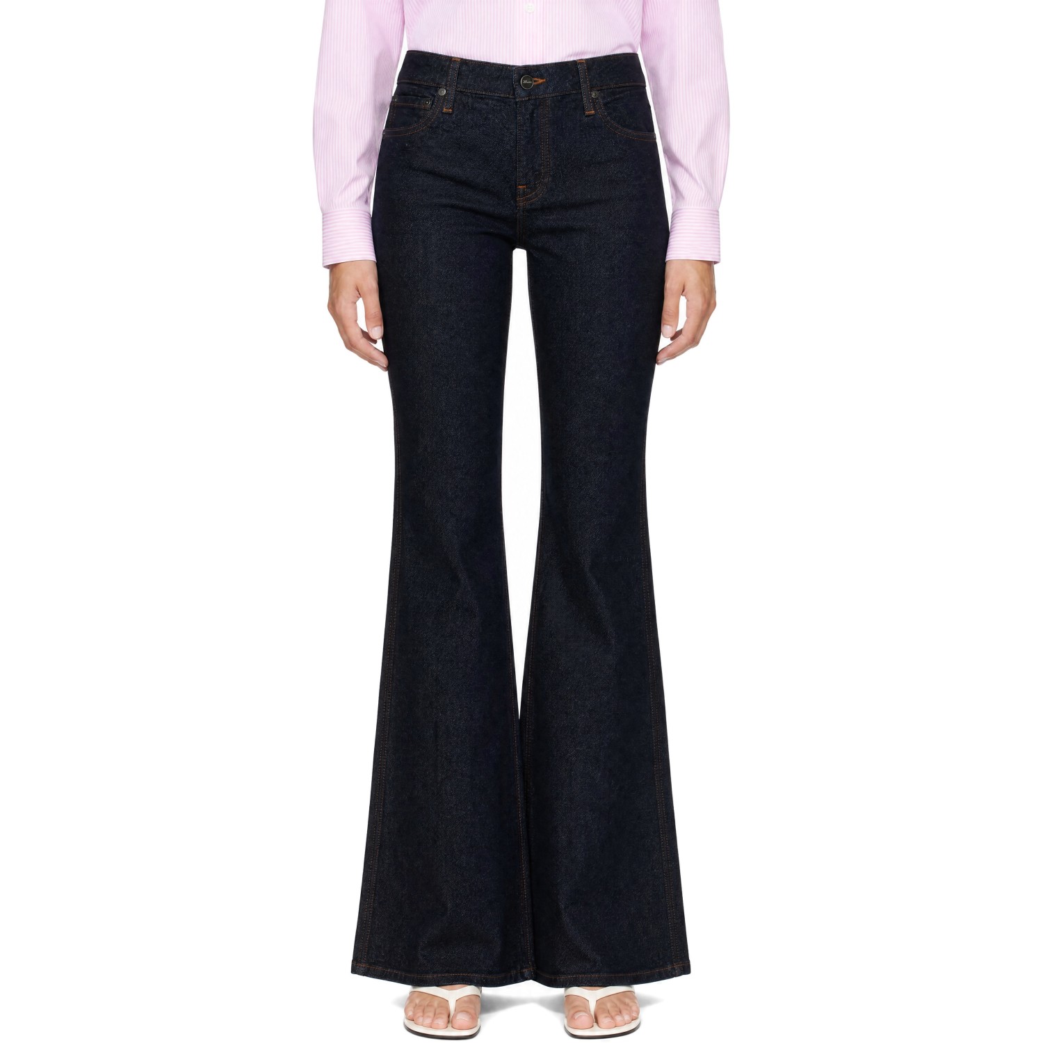 KHAITE Navy Conforti Jeans