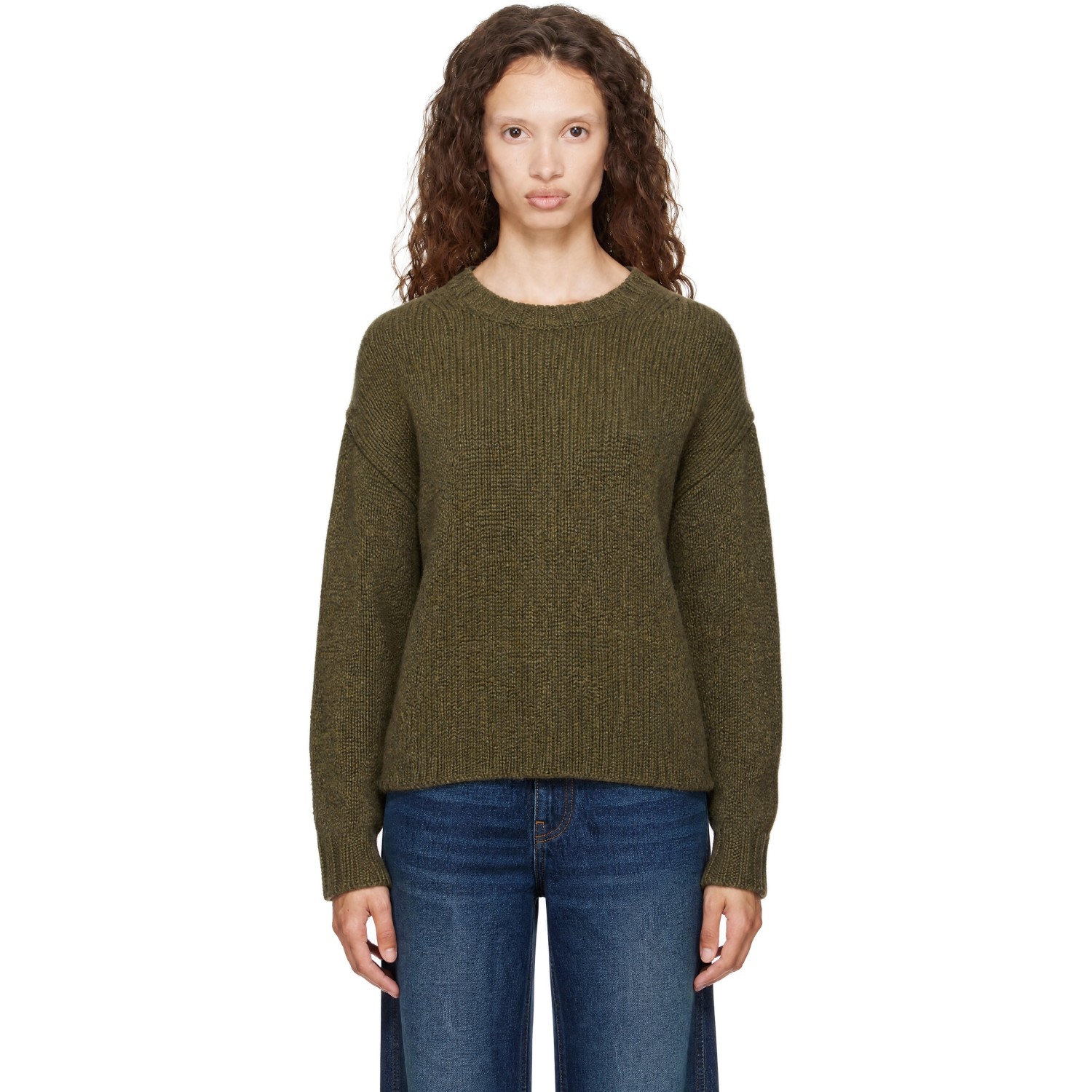 KHAITE Khaki Gemma Sweater