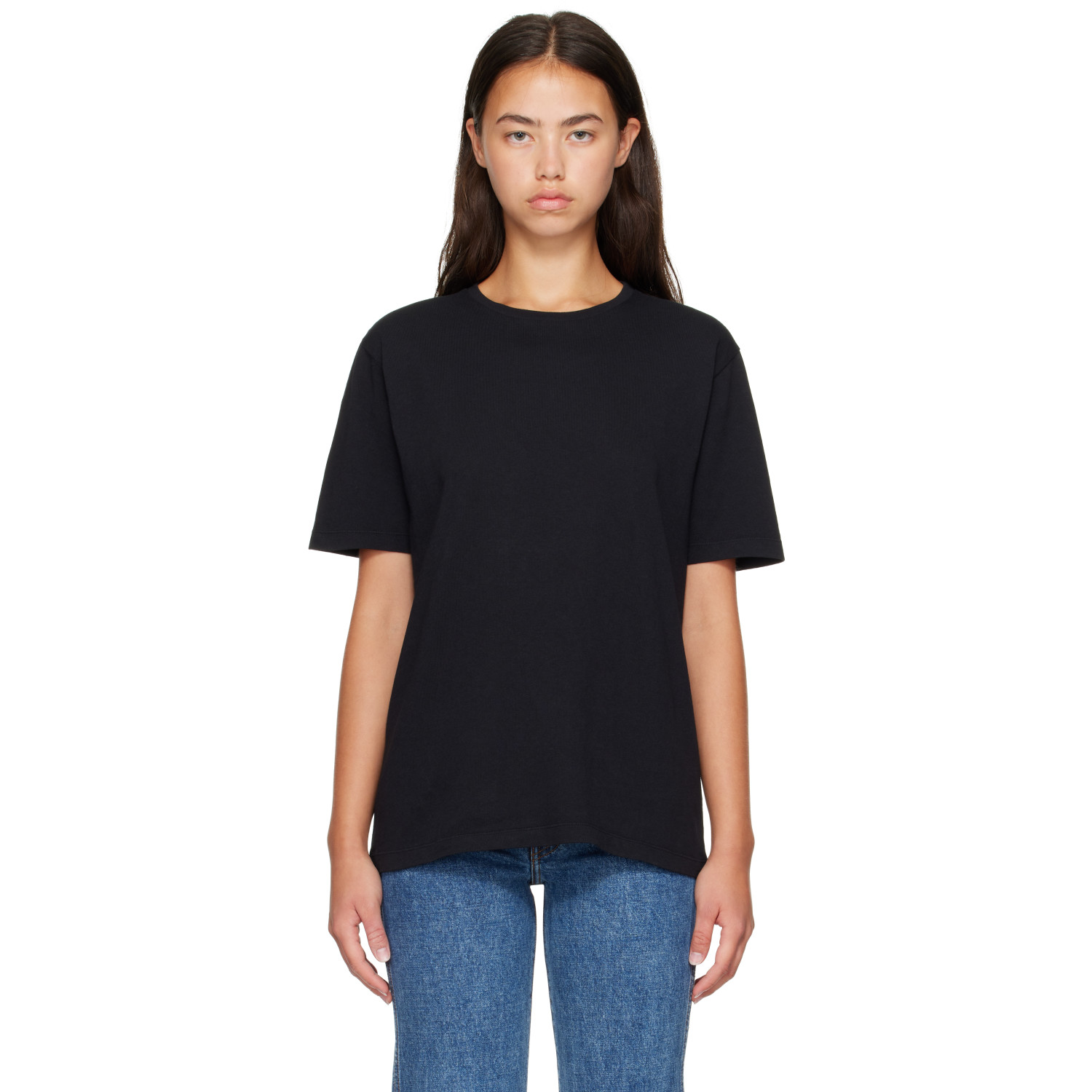 KHAITE Black Mae T-shirt
