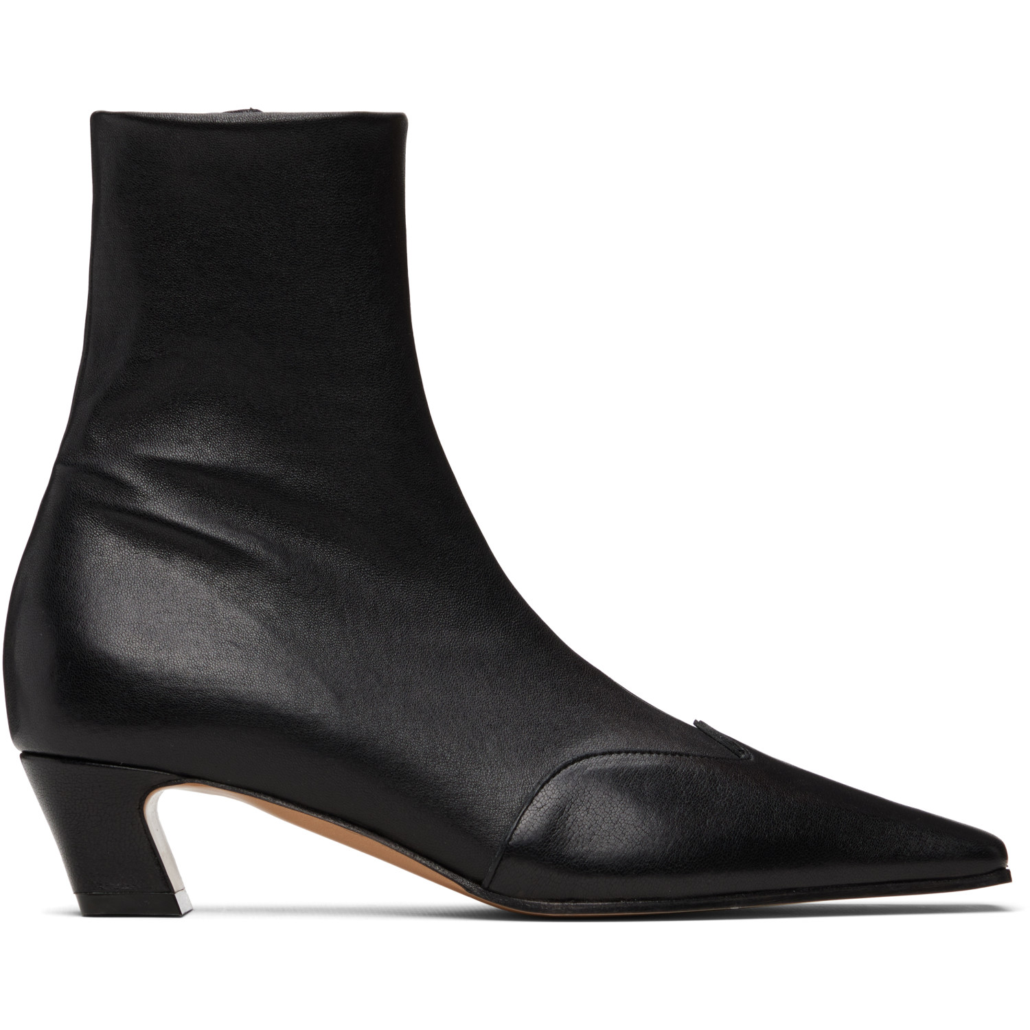 KHAITE Black Nevada Stretch Low Boots