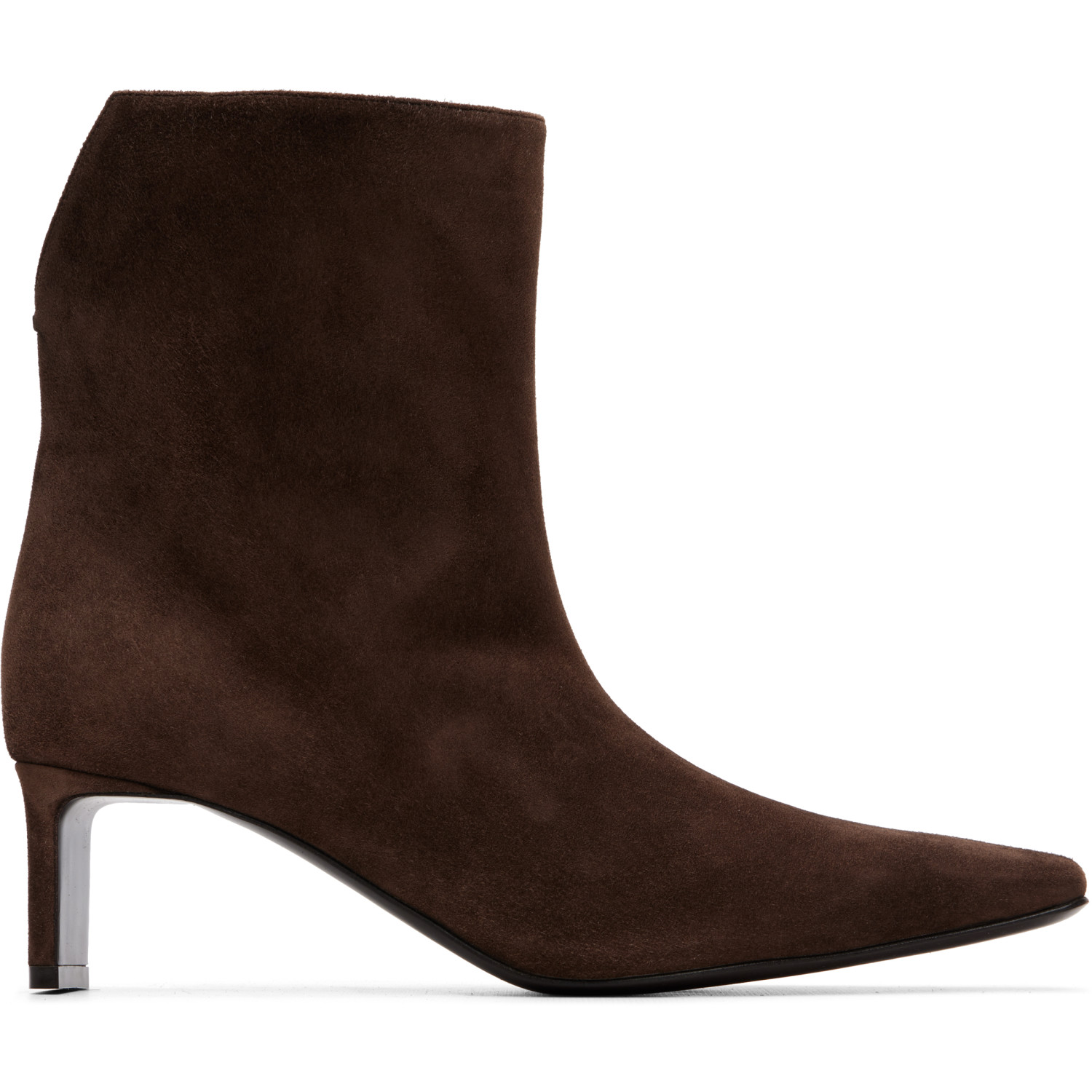 KHAITE Brown Ona Ankle Boots