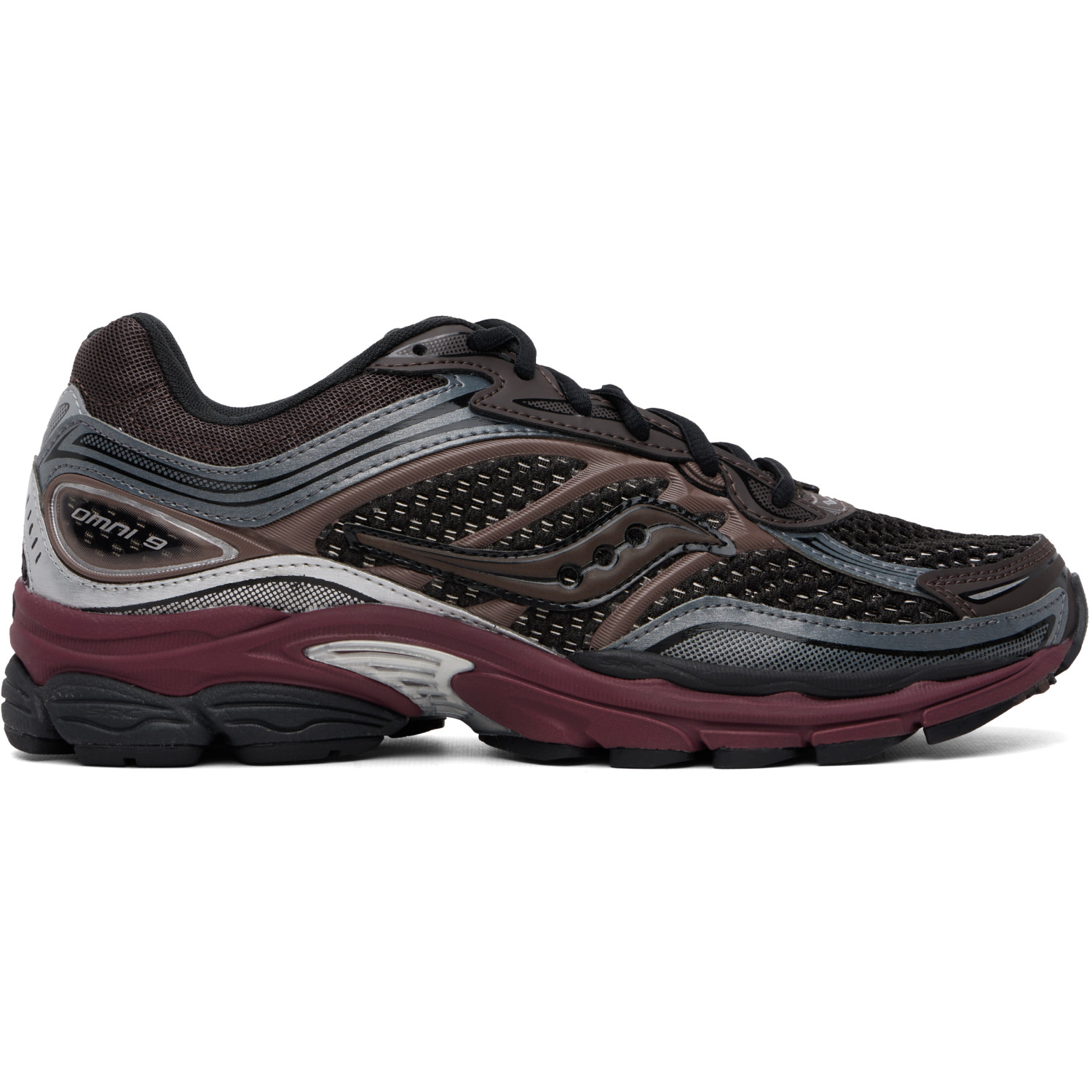 Saucony: Saucony Black & Purple Progrid Omni 9 Sneakers