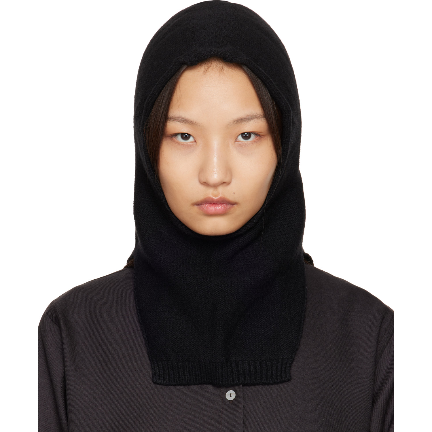 Baserange Black Anorak Hood