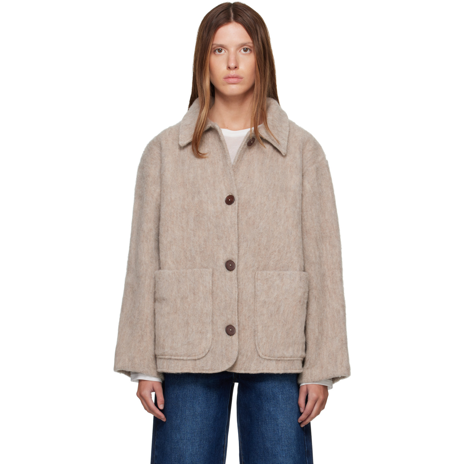 Baserange Beige Umma Jacket