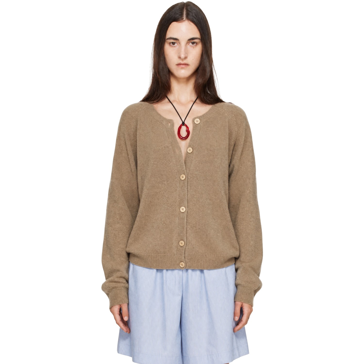 Baserange Brown Soar Cardigan