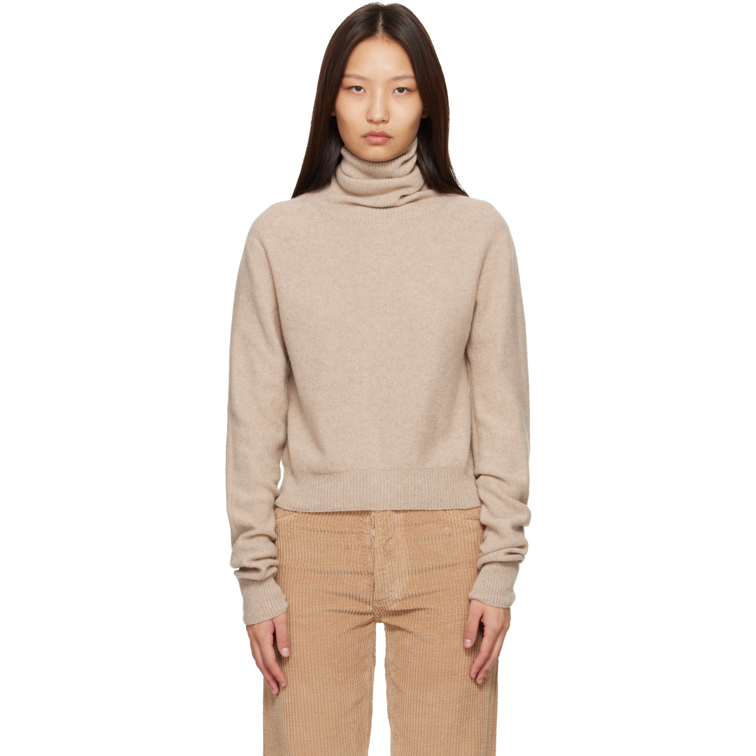 Baserange Tan Tier Turtleneck