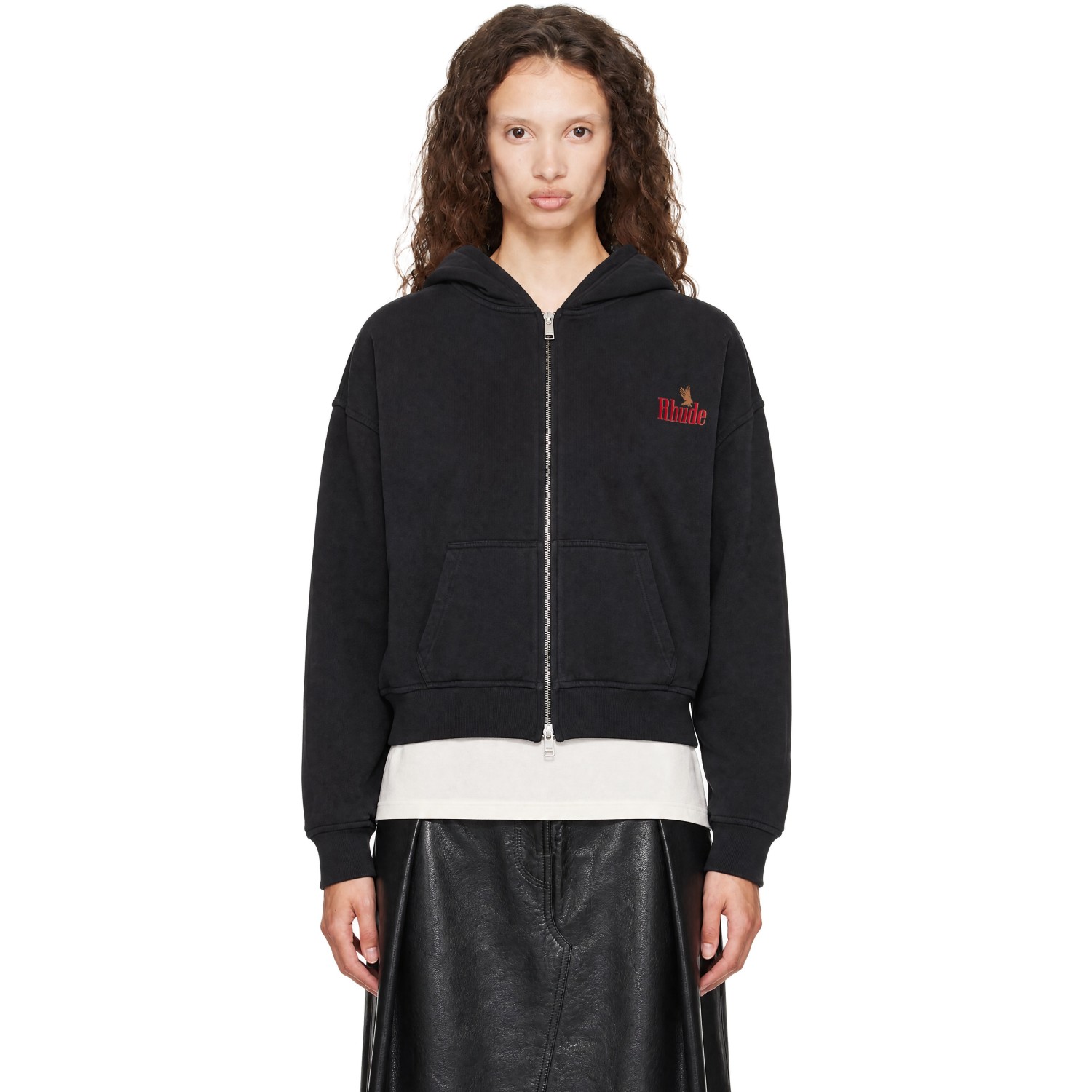 Rhude 아메리칸 스피릿 집업 후드