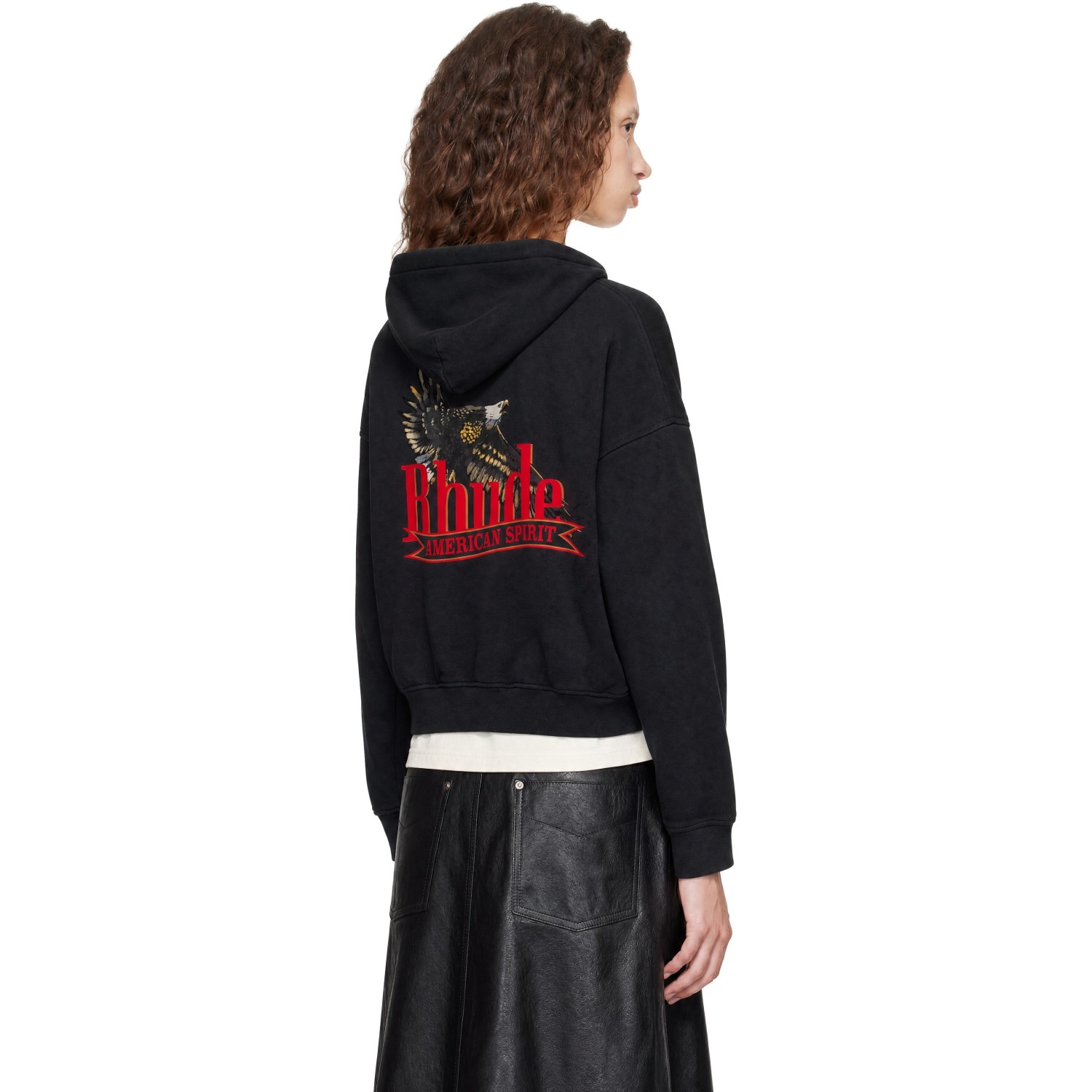 Rhude 아메리칸 스피릿 집업 후드