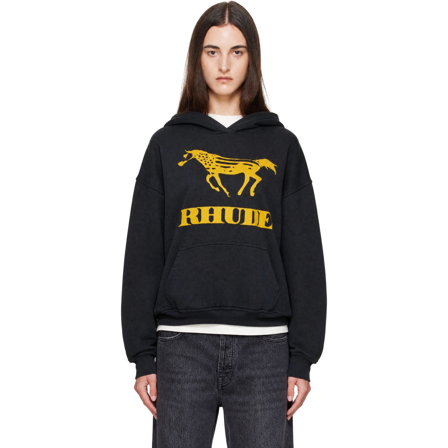 Rhude Black Dinero Hoodie
