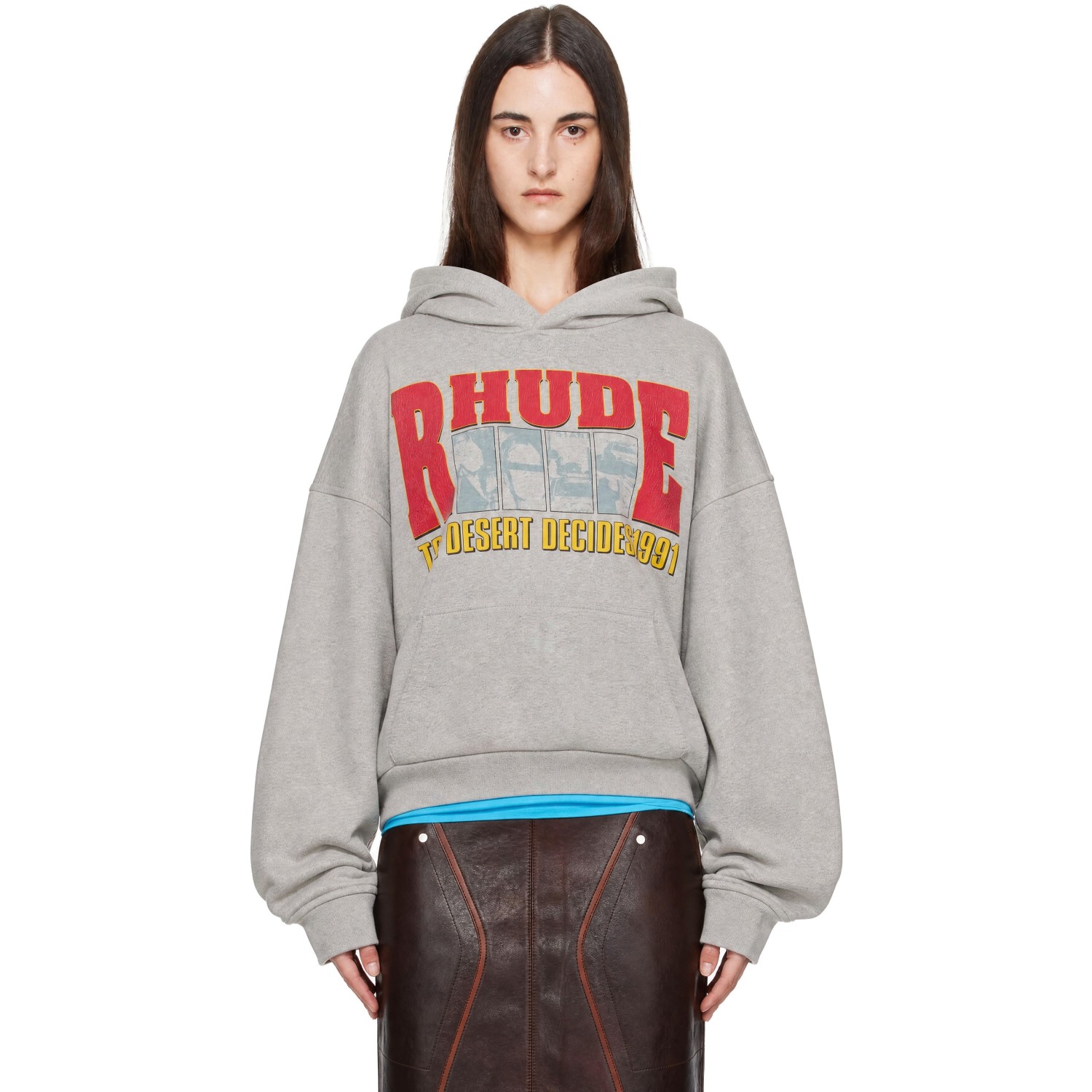 Rhude Gray 'The Desert Decides' Hoodie