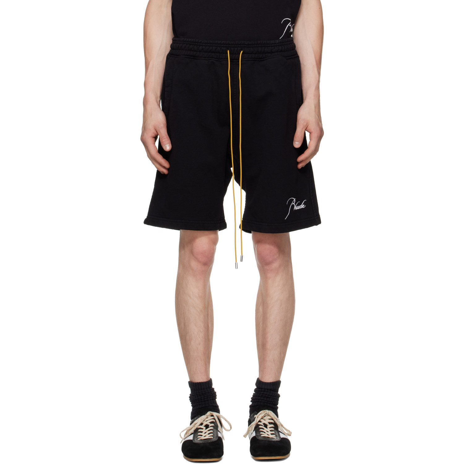 Rhude Black Classique Sweat Shorts