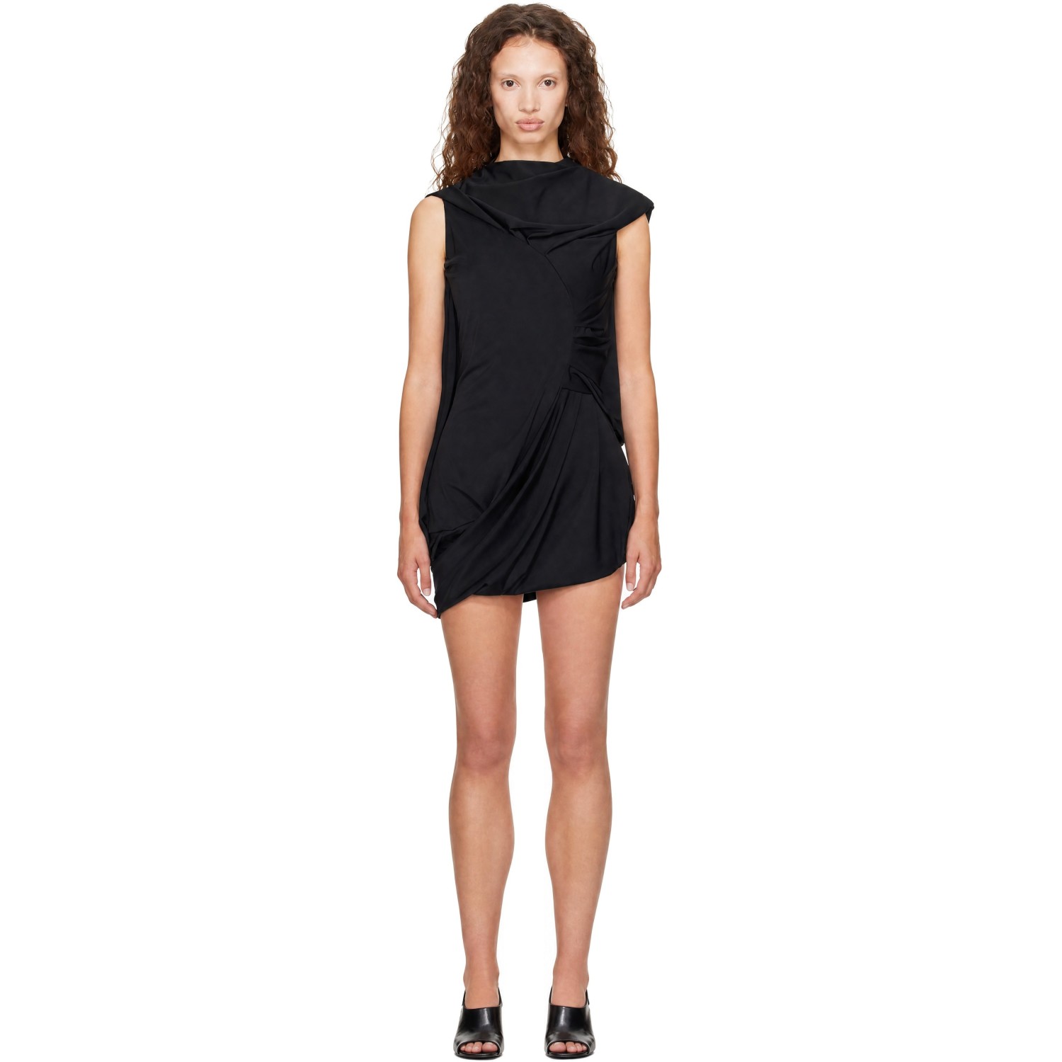 Entire Studios Black Sylph Minidress