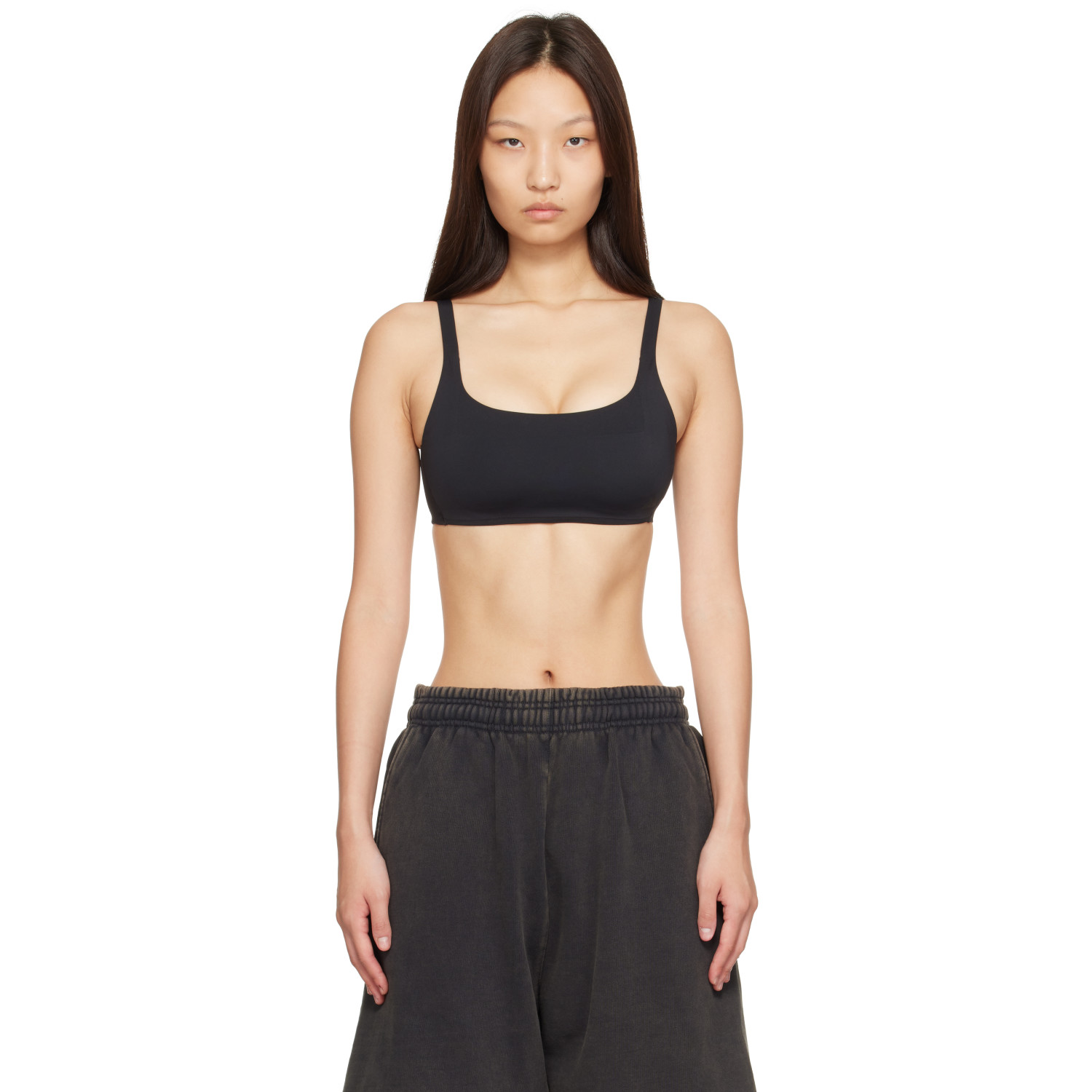 Entire Studios Black Adidas Edition Optime Training Low Support Sport Bra