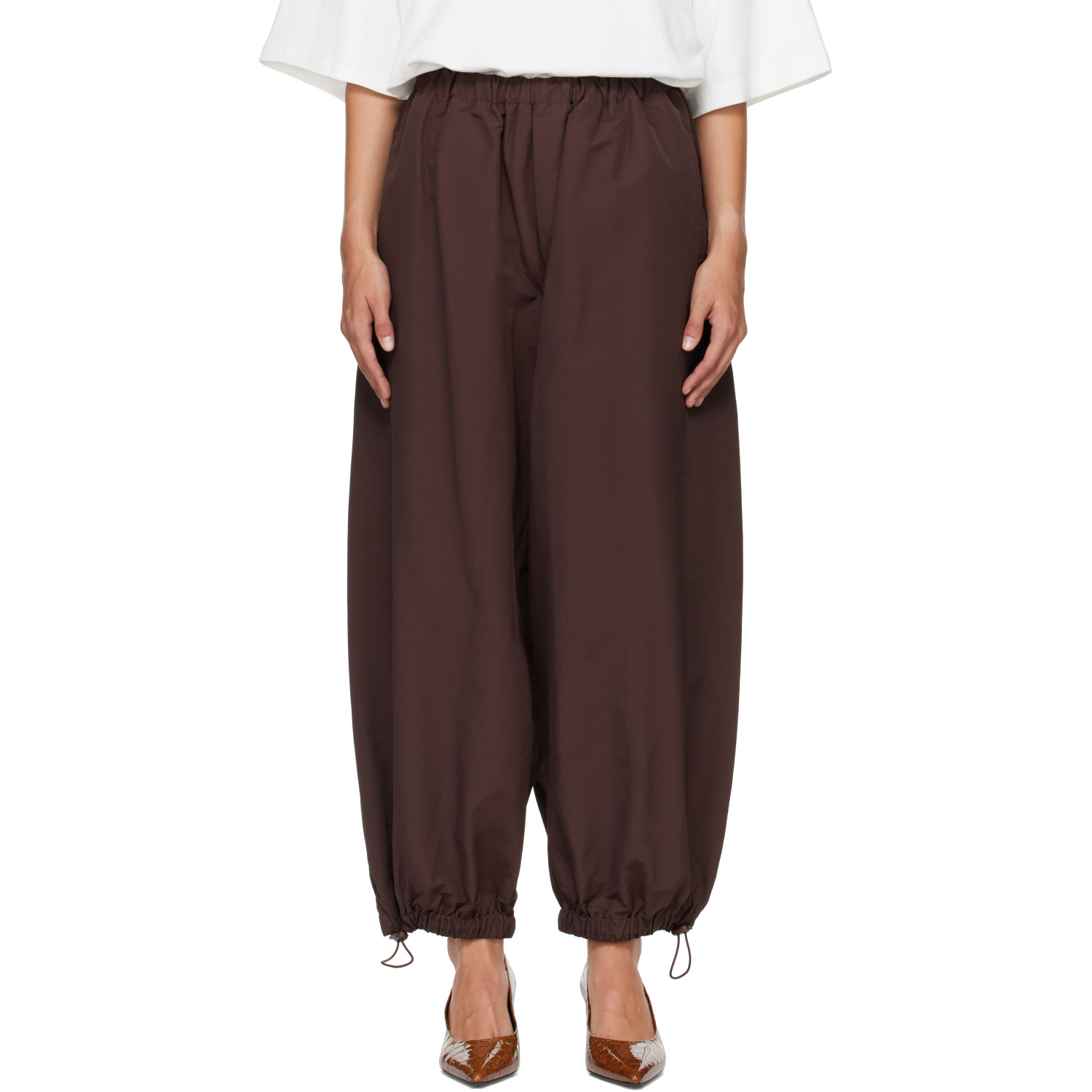 Entire Studios Brown Profile Trousers