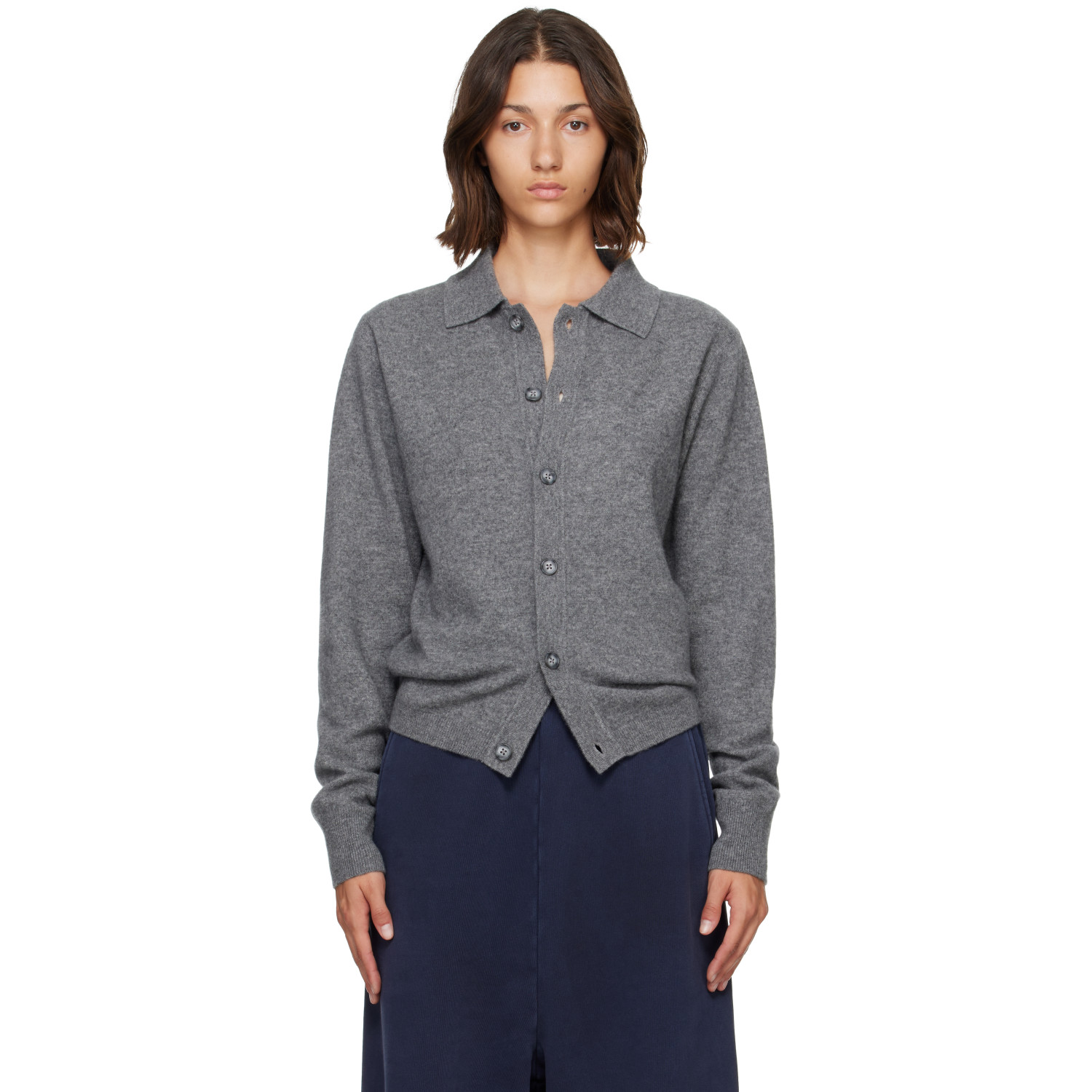 Entire Studios Gray Ledge Cashmere Cardigan