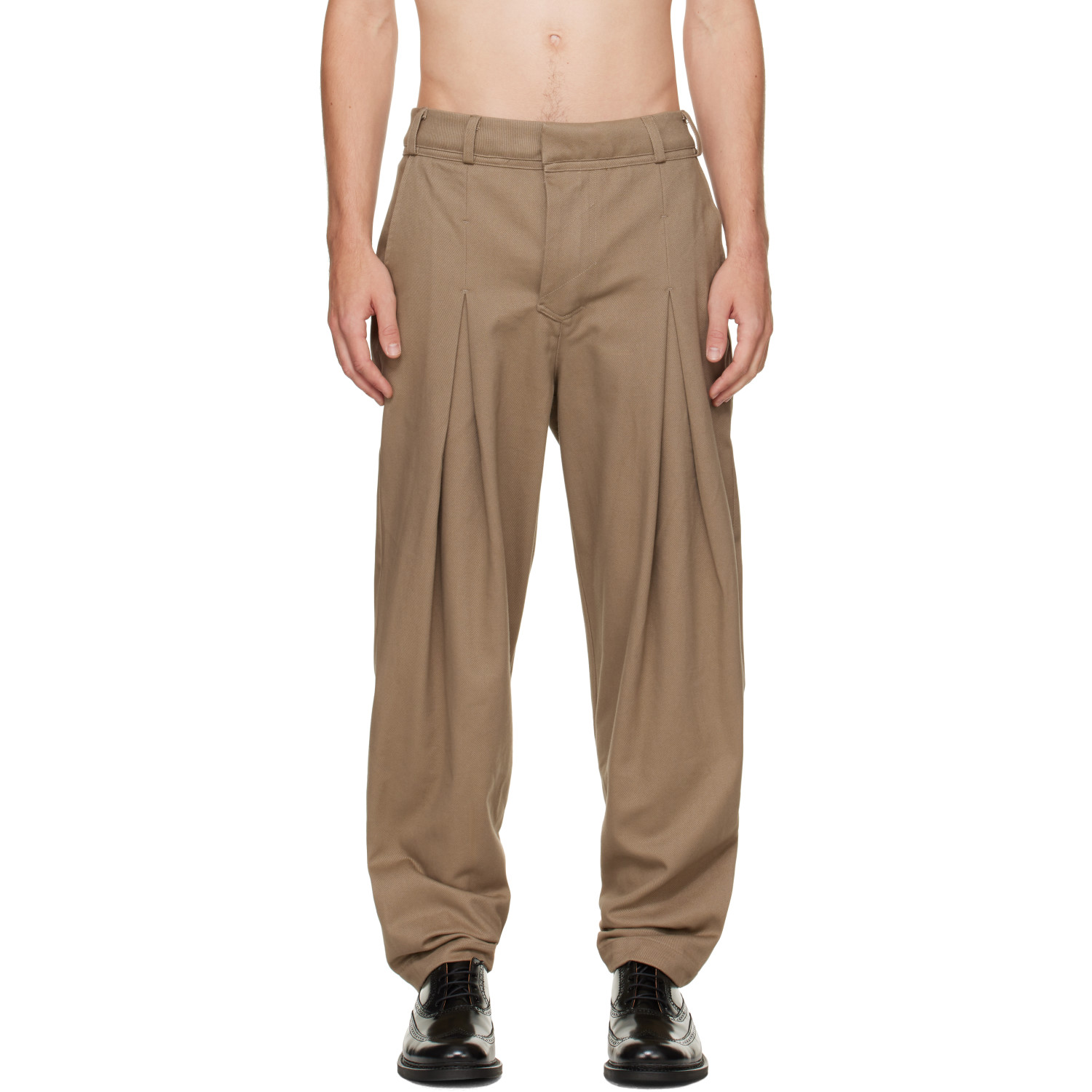 Entire Studios Beige Seb Trousers