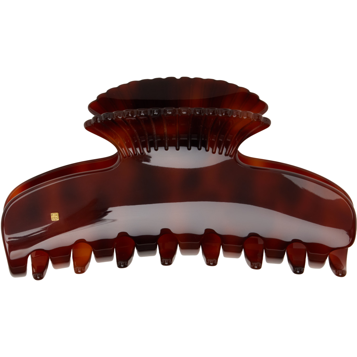 Sophie Buhai Brown Fan Shell Claw Clip