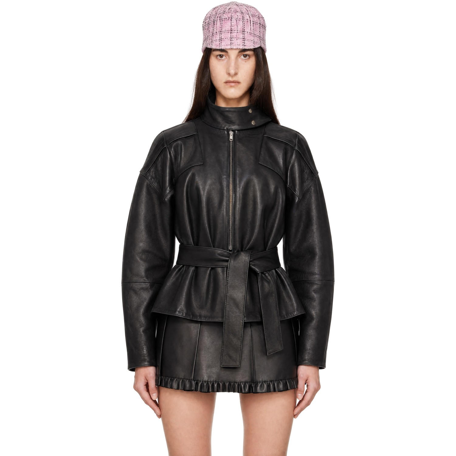 FIDAN NOVRUZOVA Black Julia Leather Jacket