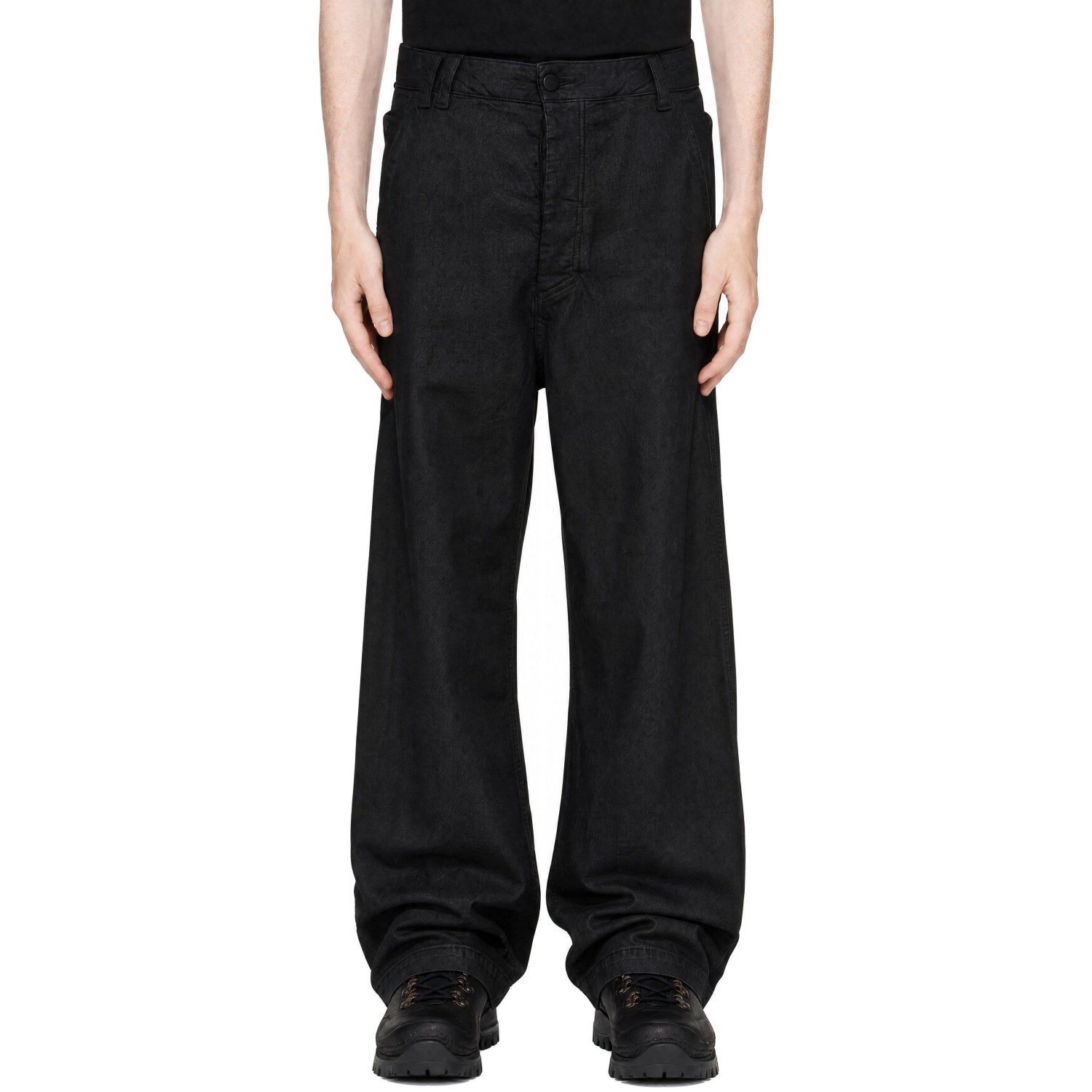 thom/krom Black T 108 Coated Jeans