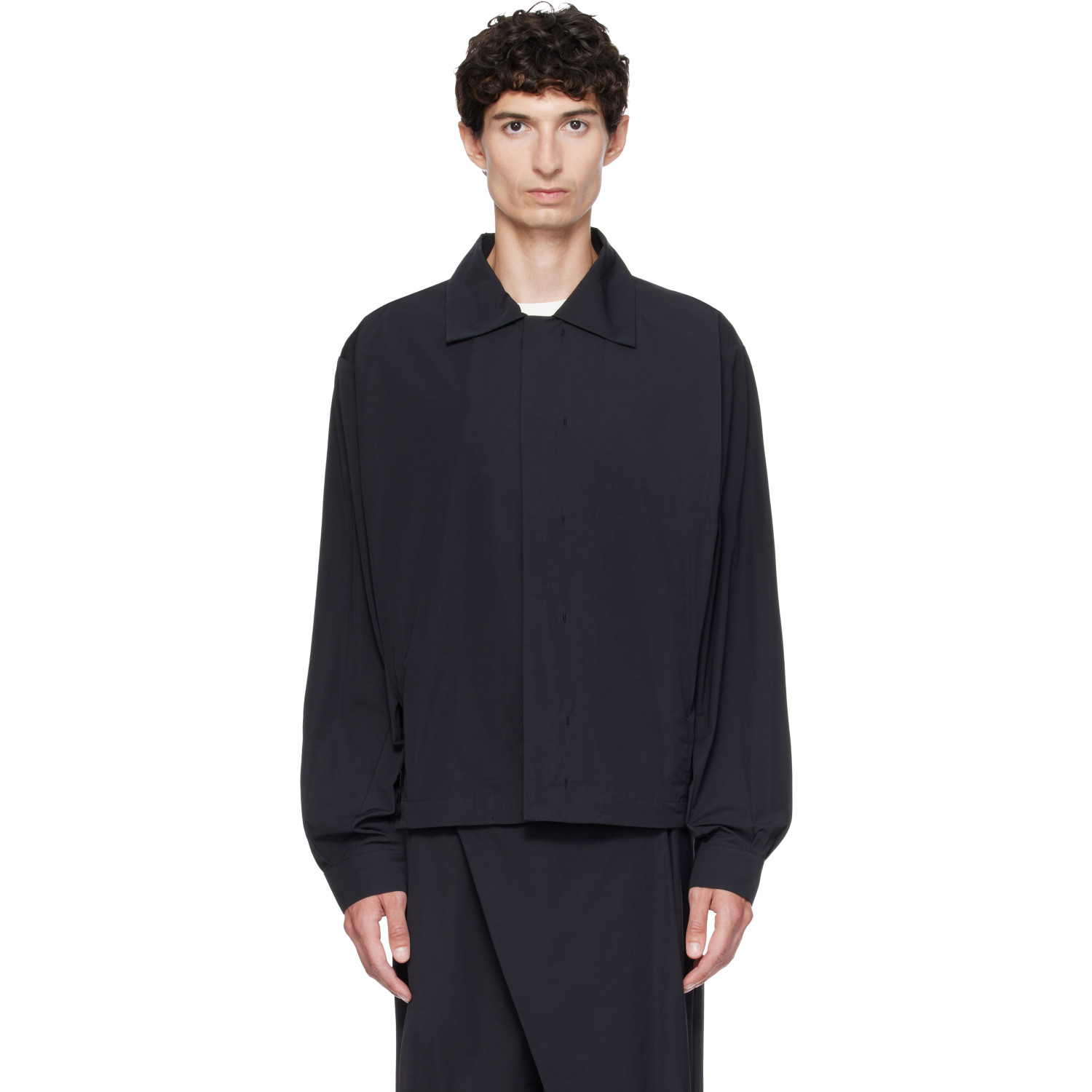 Kiko Kostadinov Black Kippel Light Jacket