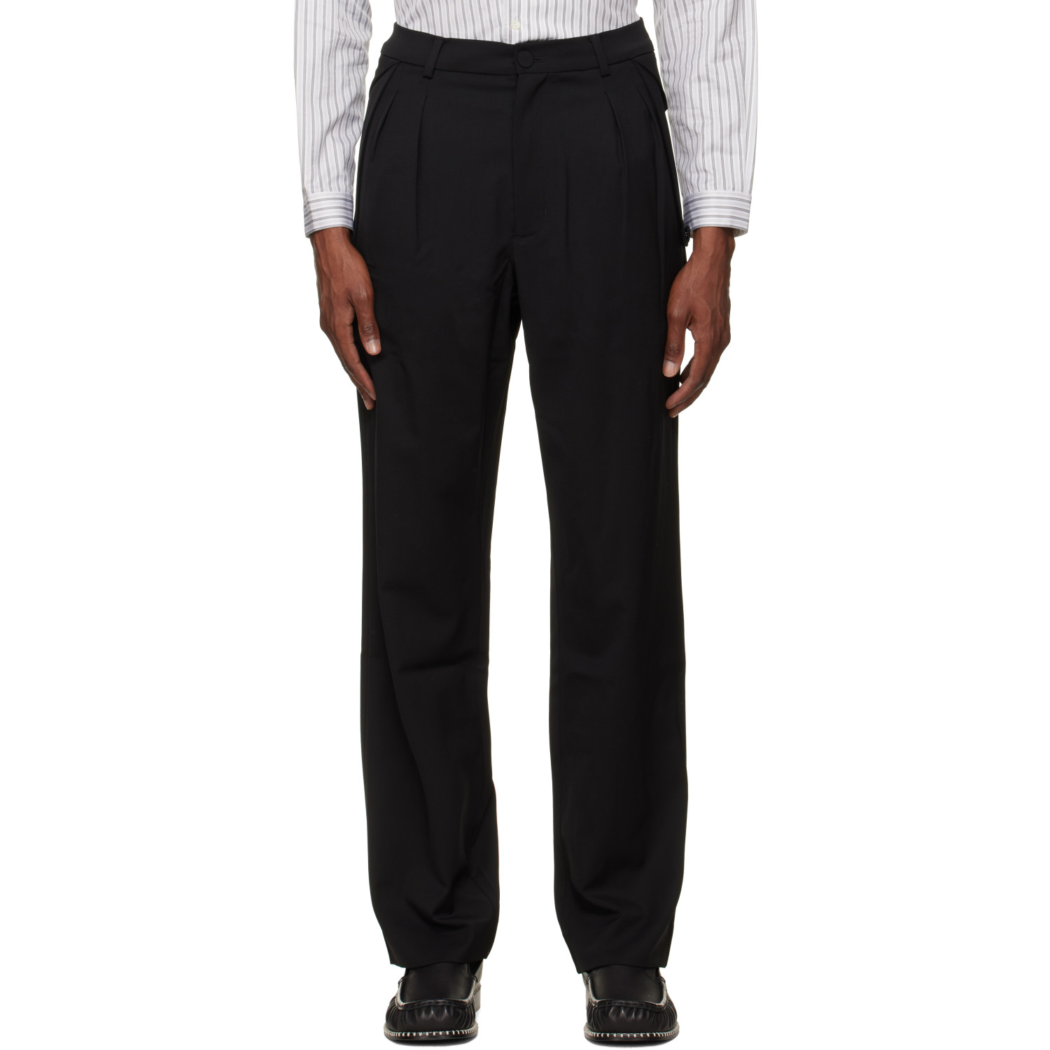 Kiko Kostadinov Black Bruin Trousers