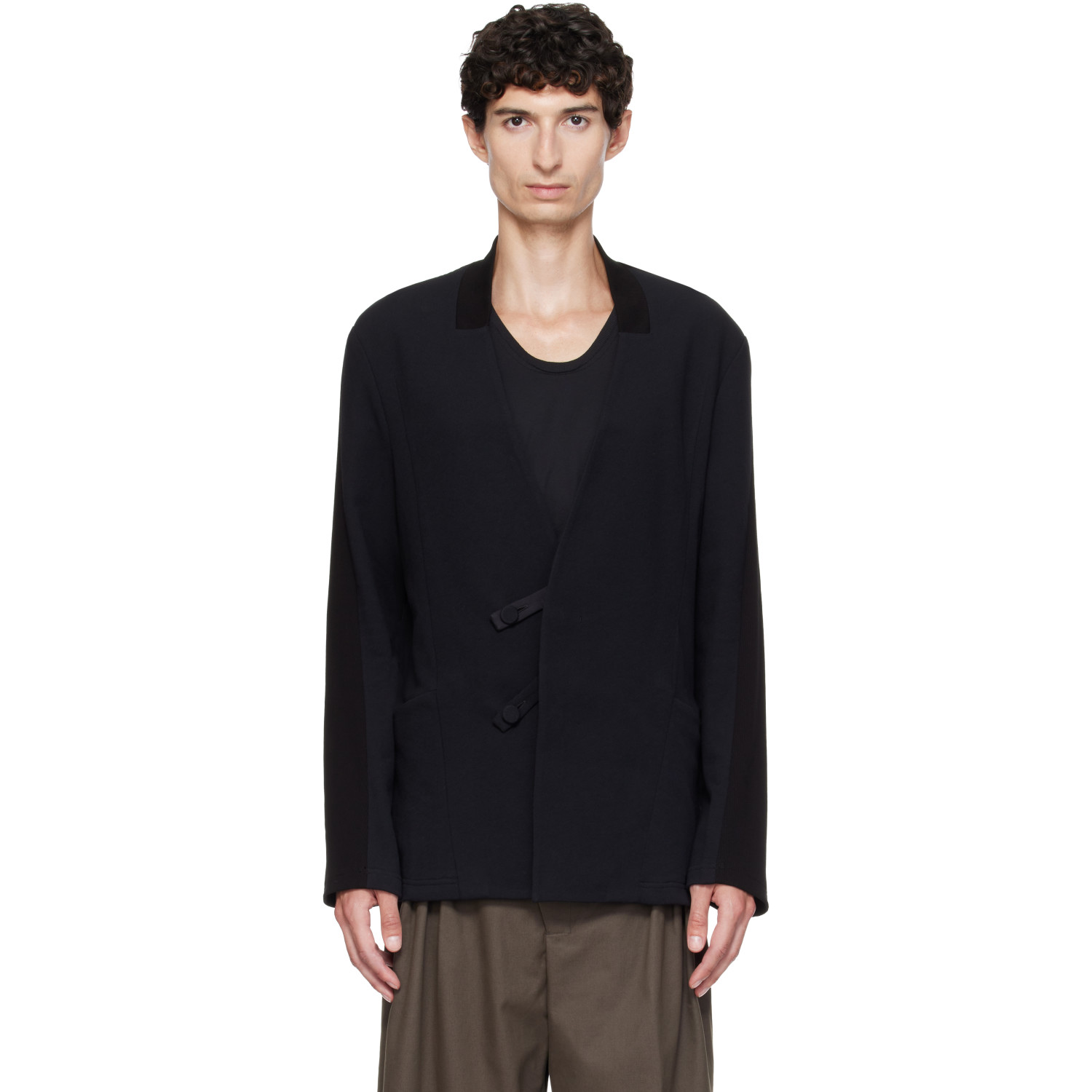 Kiko Kostadinov Black Koru Slim Blazer