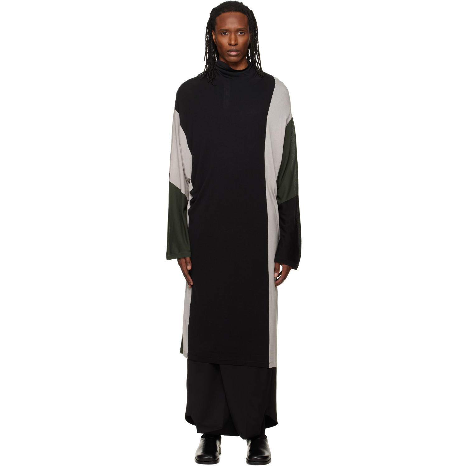 Kiko Kostadinov Black Sigo Knit Tunic