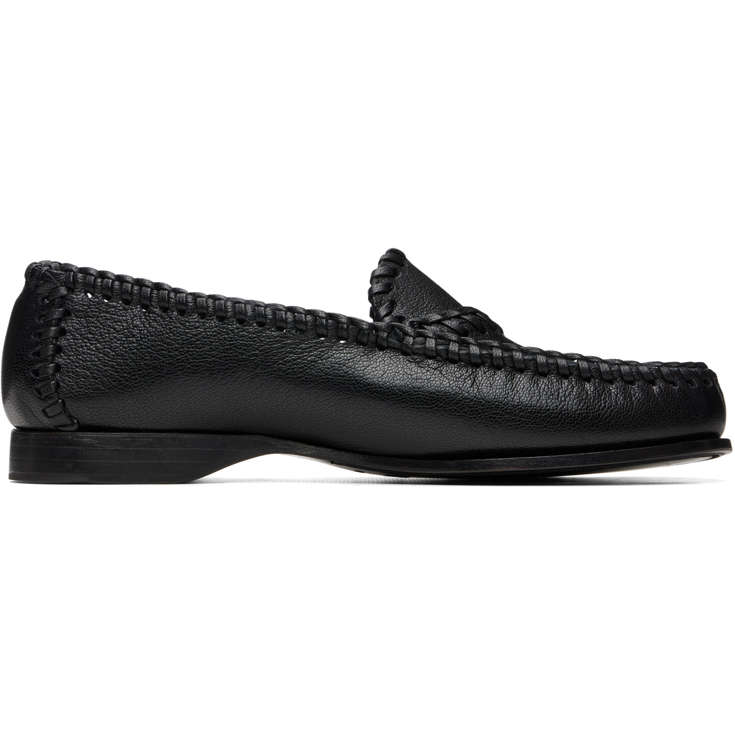 HEREU Black Sastre Supple Shiny Loafers