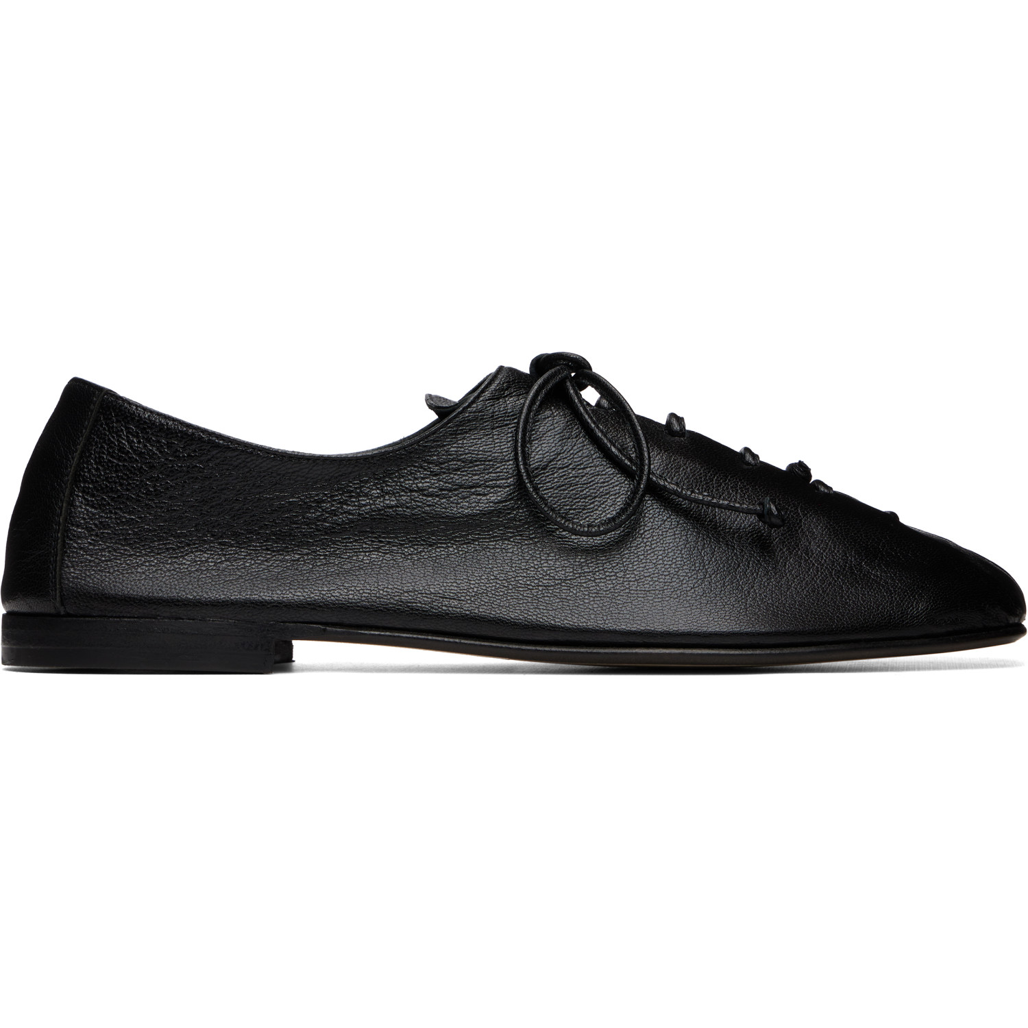 HEREU Black Plegada Supple Shiny Loafers