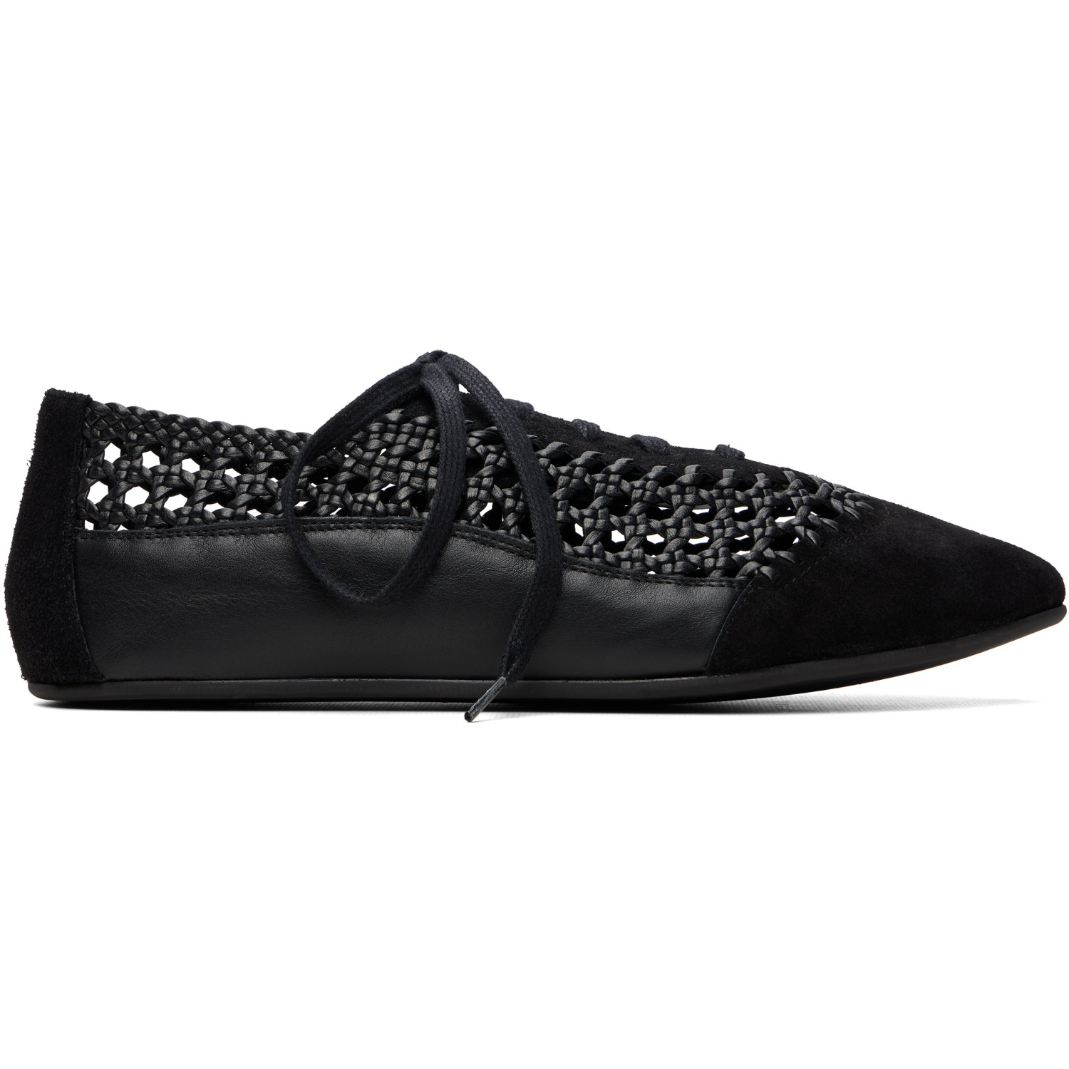 HEREU Black Esportiu Woven Loafers