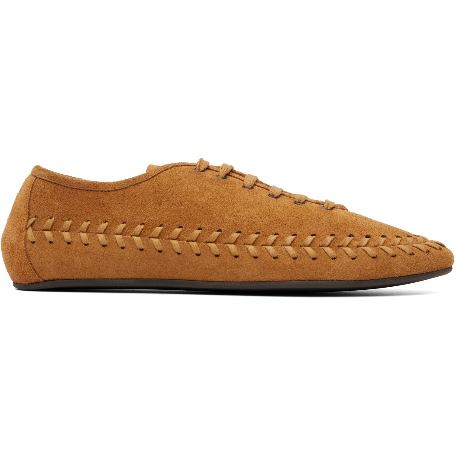 HEREU Tan Birla Suede Loafers