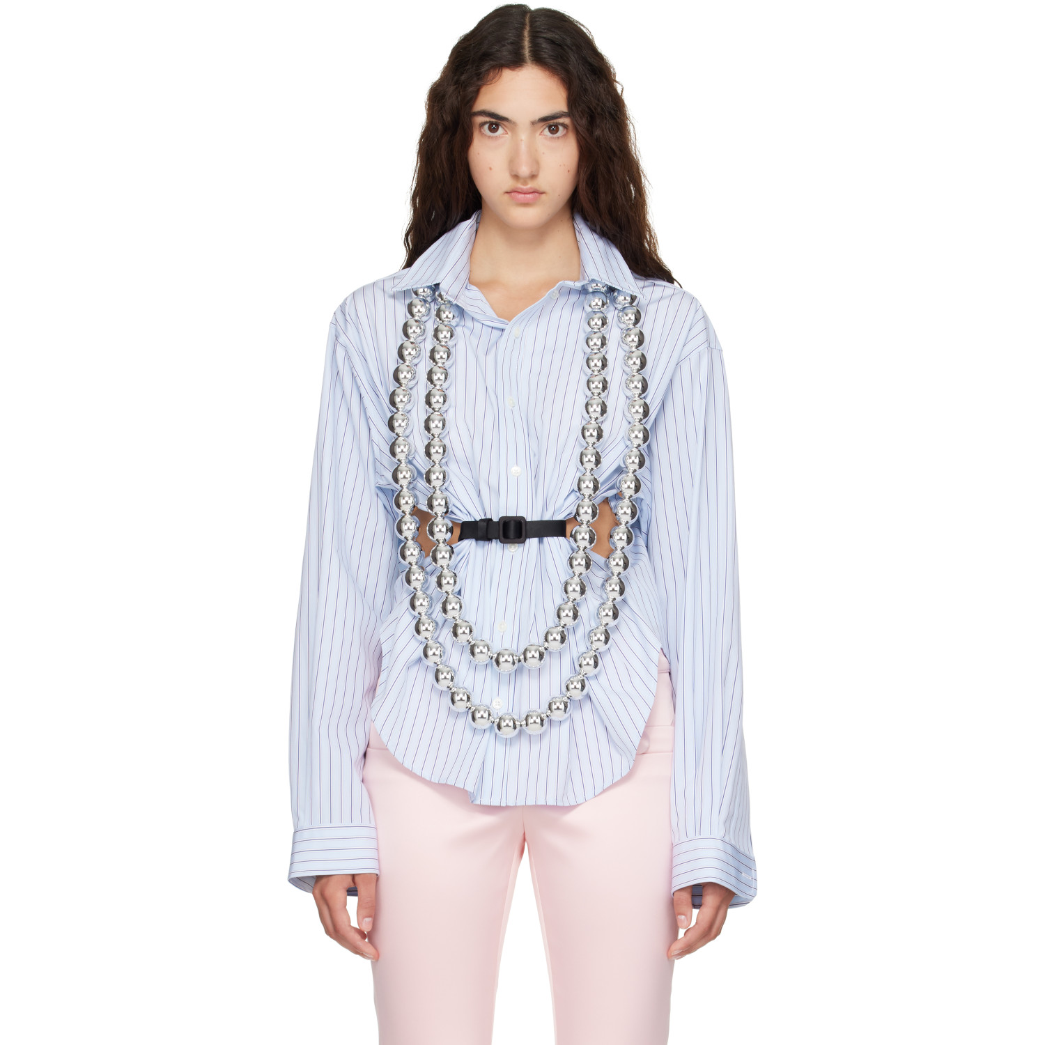 VAQUERA Blue Belted Shirt