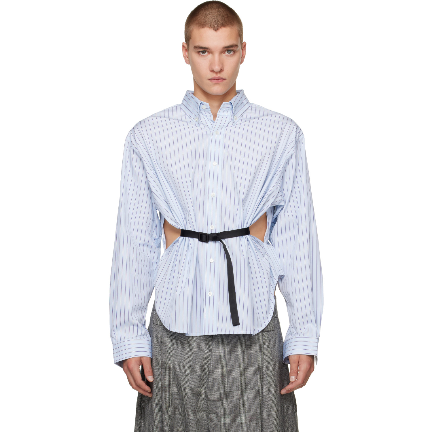 VAQUERA Blue Belted Shirt