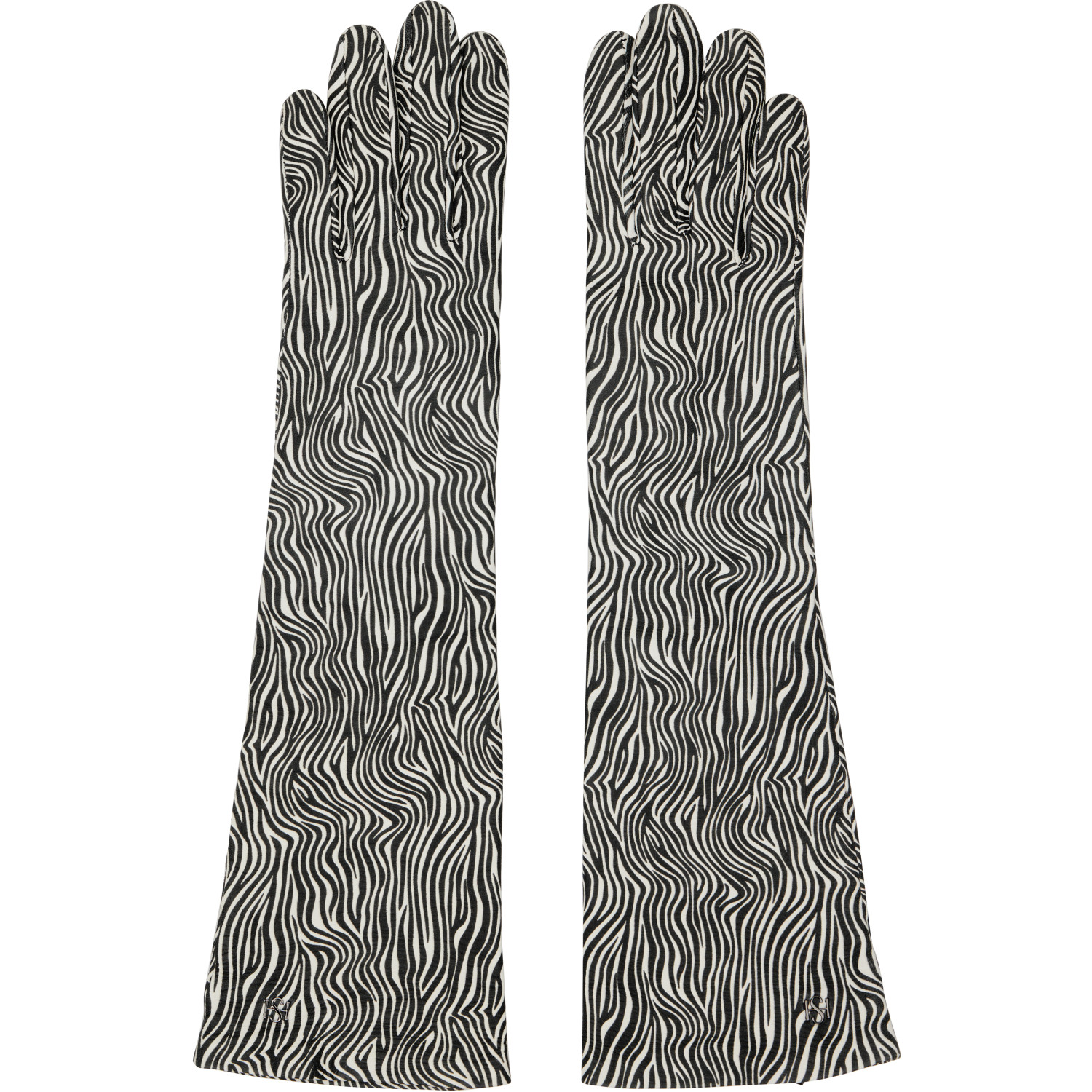 Handsome Stockholm Black & White Essentials Long Gloves